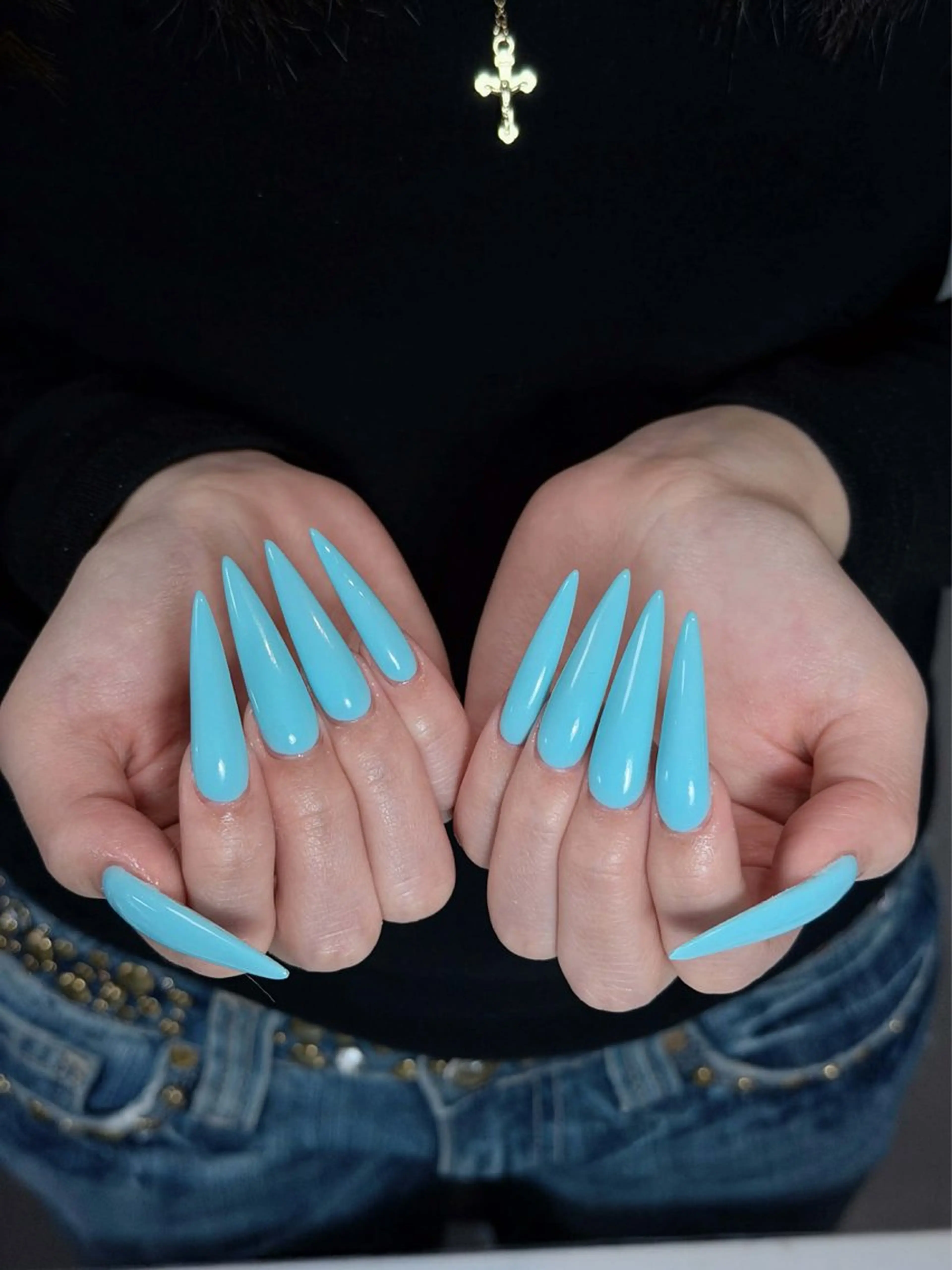 ネイル チークネイル ドット フレンチネイル グラデーション ハート ハンドネイル Julli NailStudioのネイルデザイン