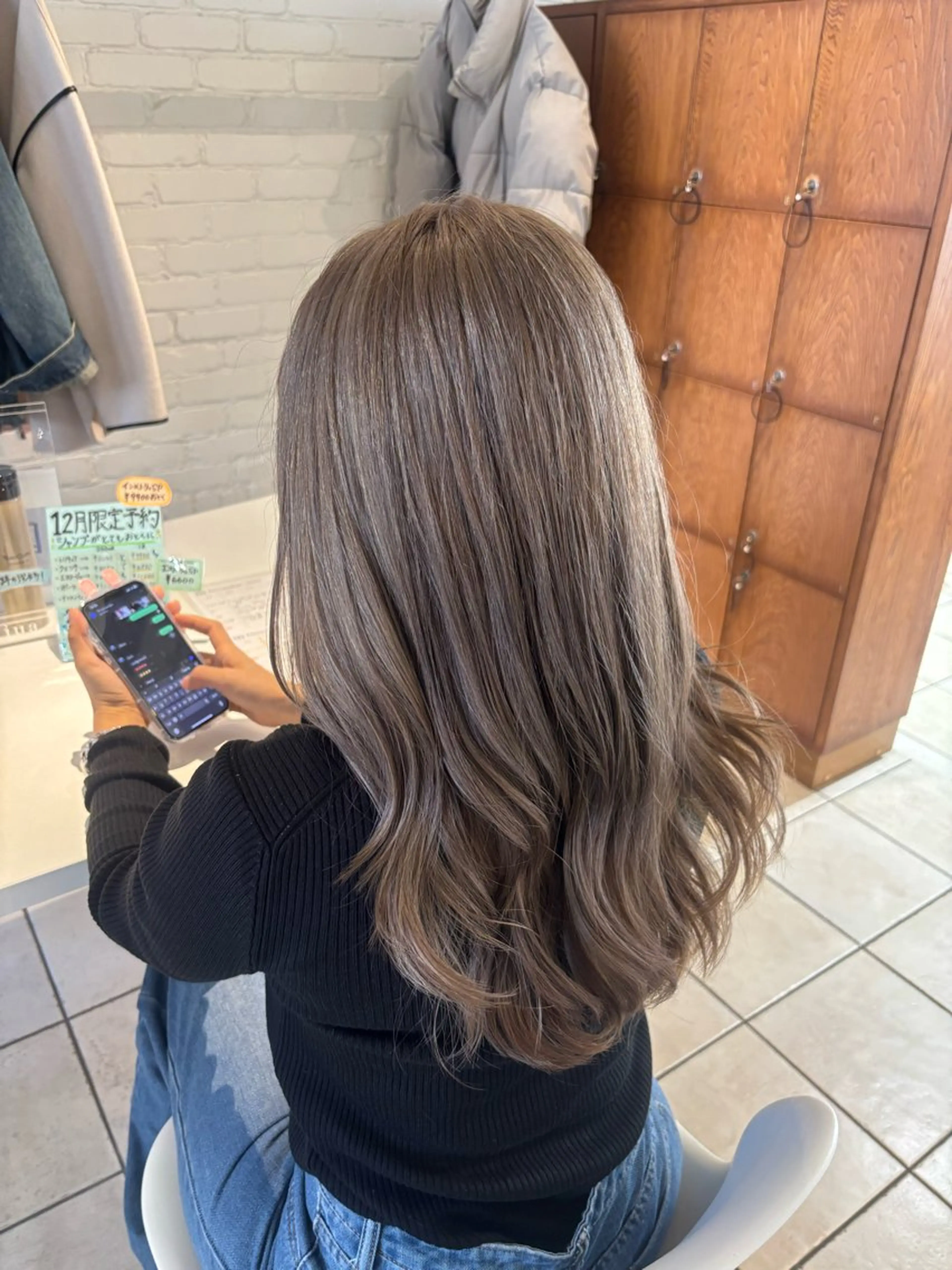 ロング カット ヘアカラー トリートメント ヘッドスパ ⭐️ダブルカラー⭐️ ｼｭﾝ⭐️のヘアスタイル