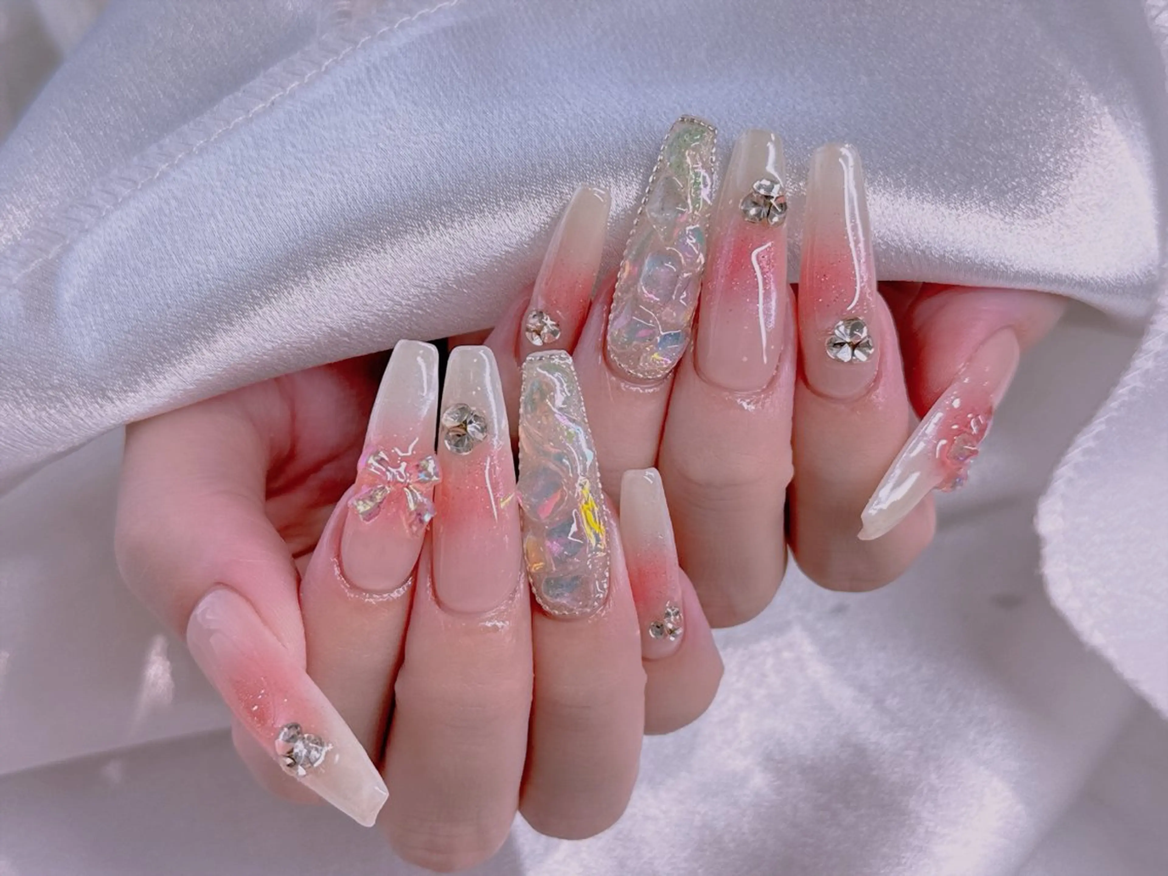 ネイル ハンドネイル 長さだし専門店 M2　rikaのネイルデザイン