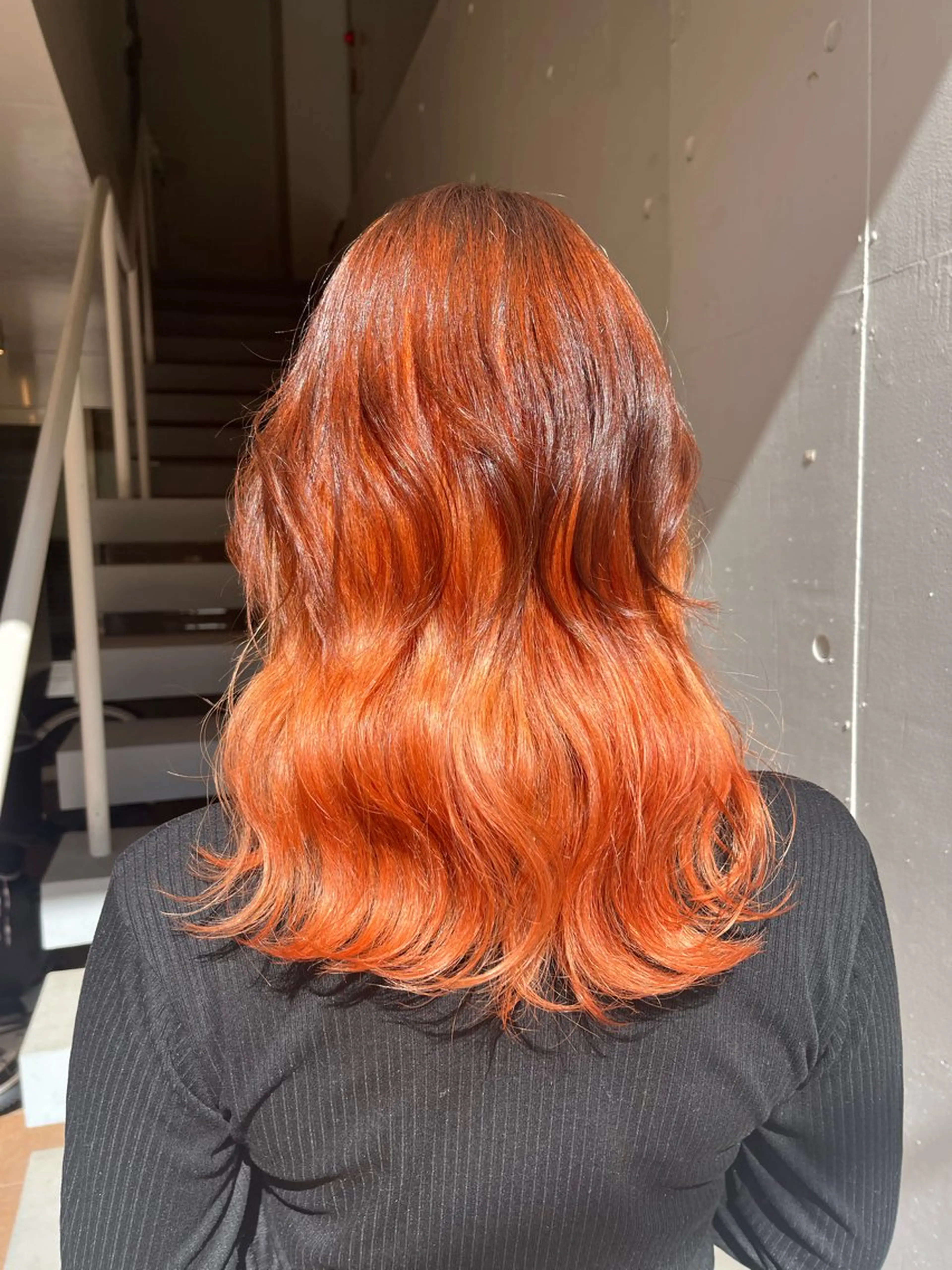 セミロング 韓国風透明感カラー 💎YUI💎のヘアスタイル