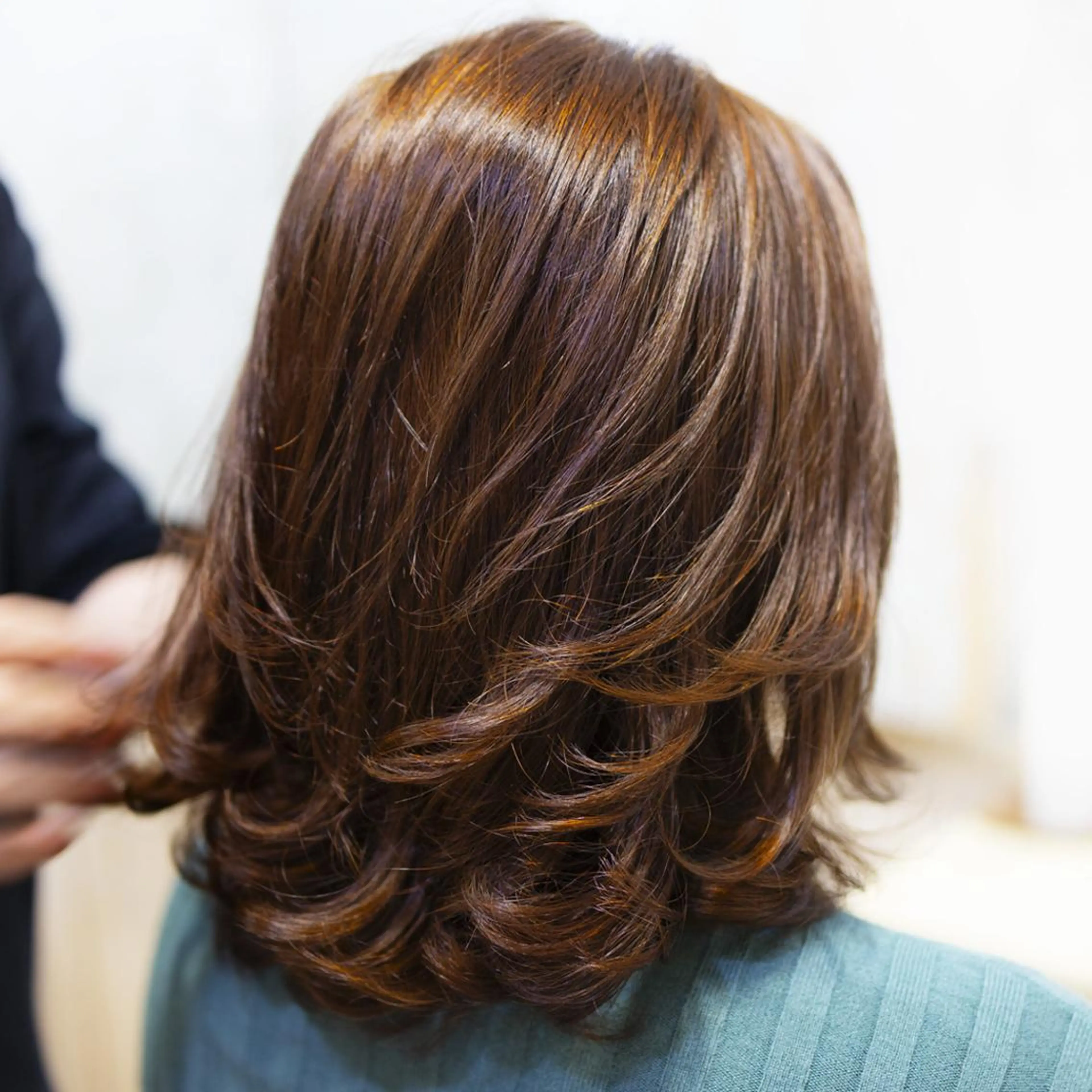 ミディアム ミディアムパーマ Artemis 縮毛矯正✨髪質改善のヘアスタイル