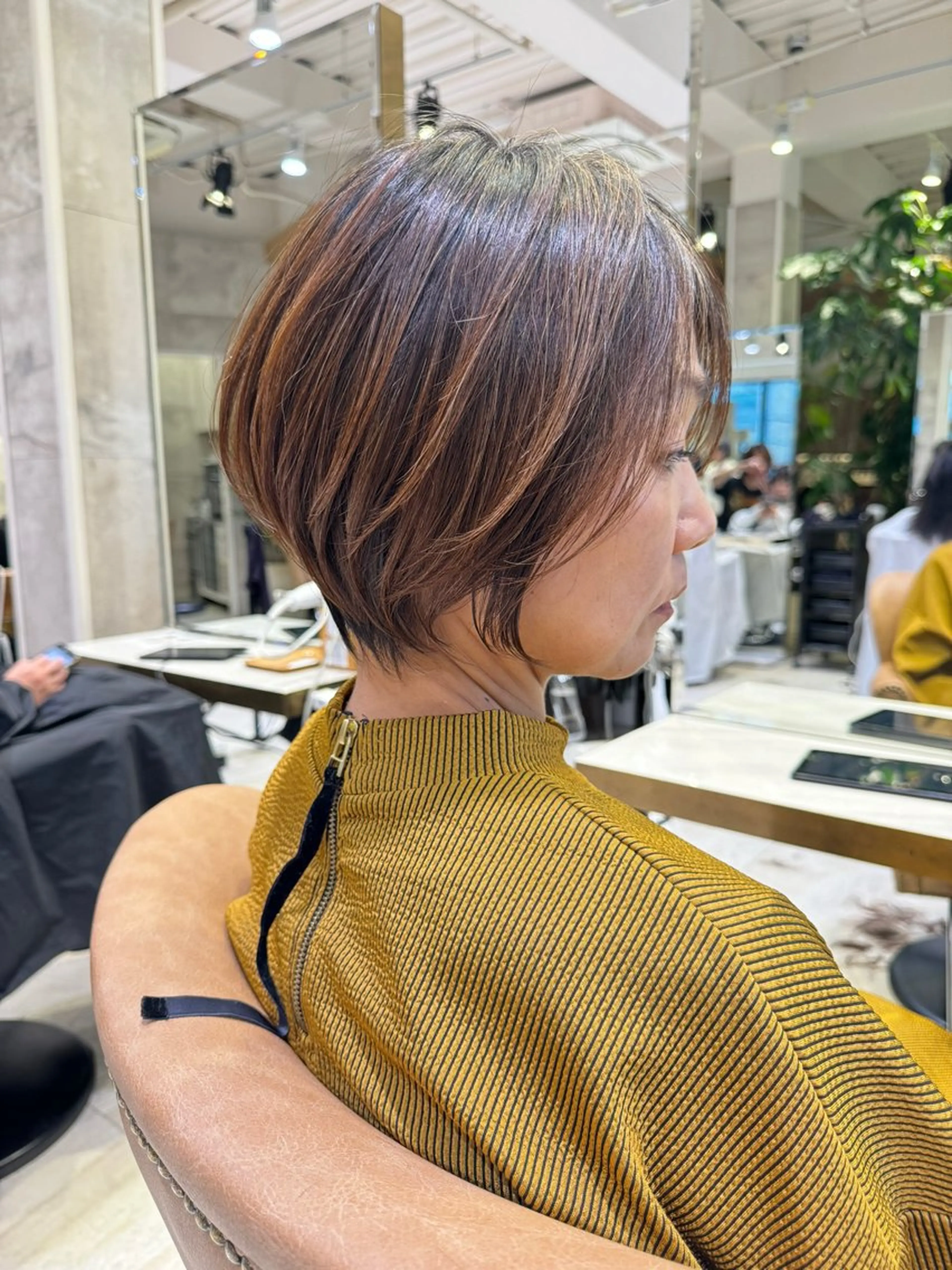 ショート ショートボブ ボブ くびれヘア ショートヘア お悩み解決ひし形 ショート✂️　イガワのヘアスタイル
