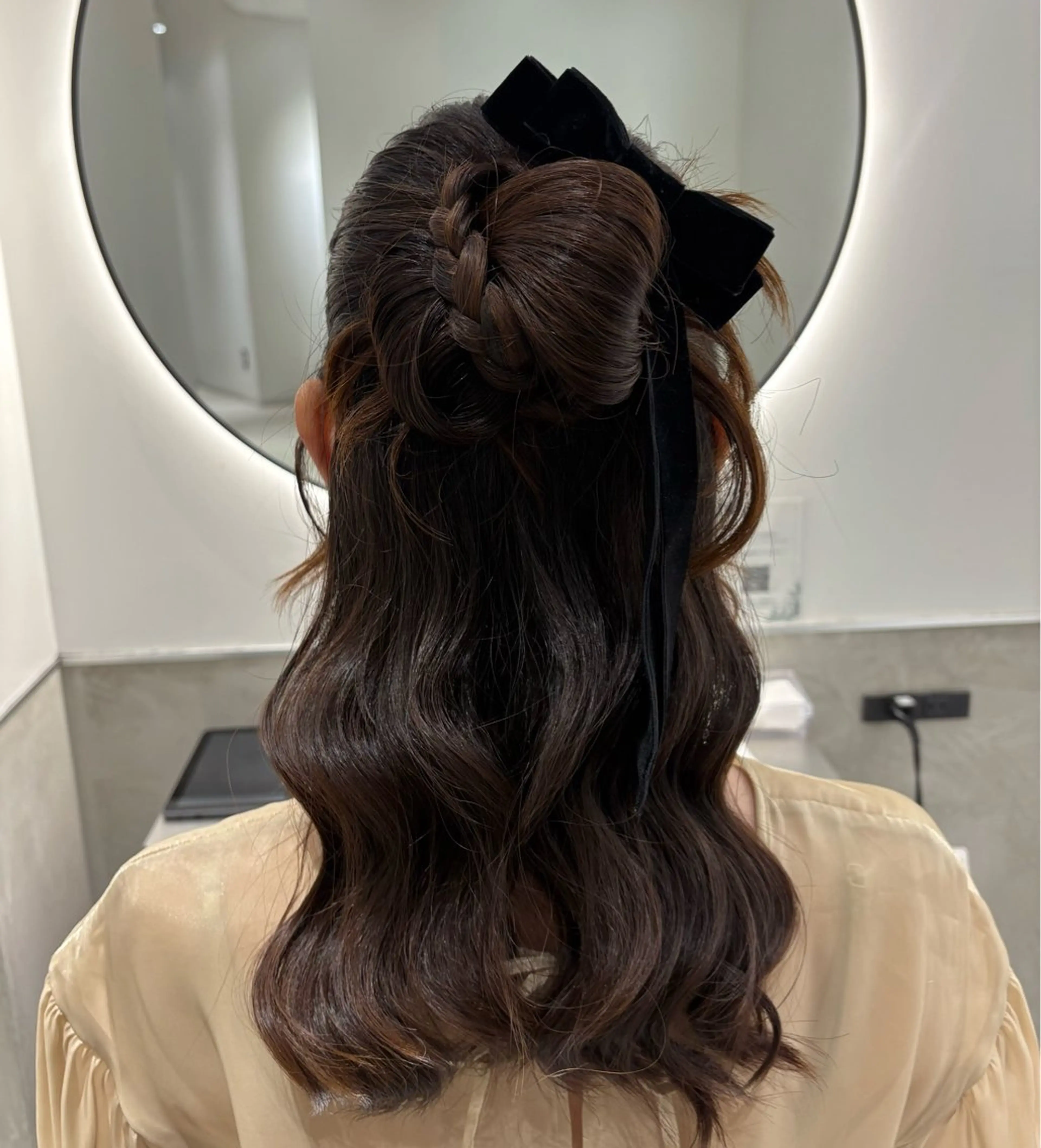 ヘアアレンジ ヘアセット 髪質改善/レイヤー× 縮毛矯正🤍maiのヘアスタイル