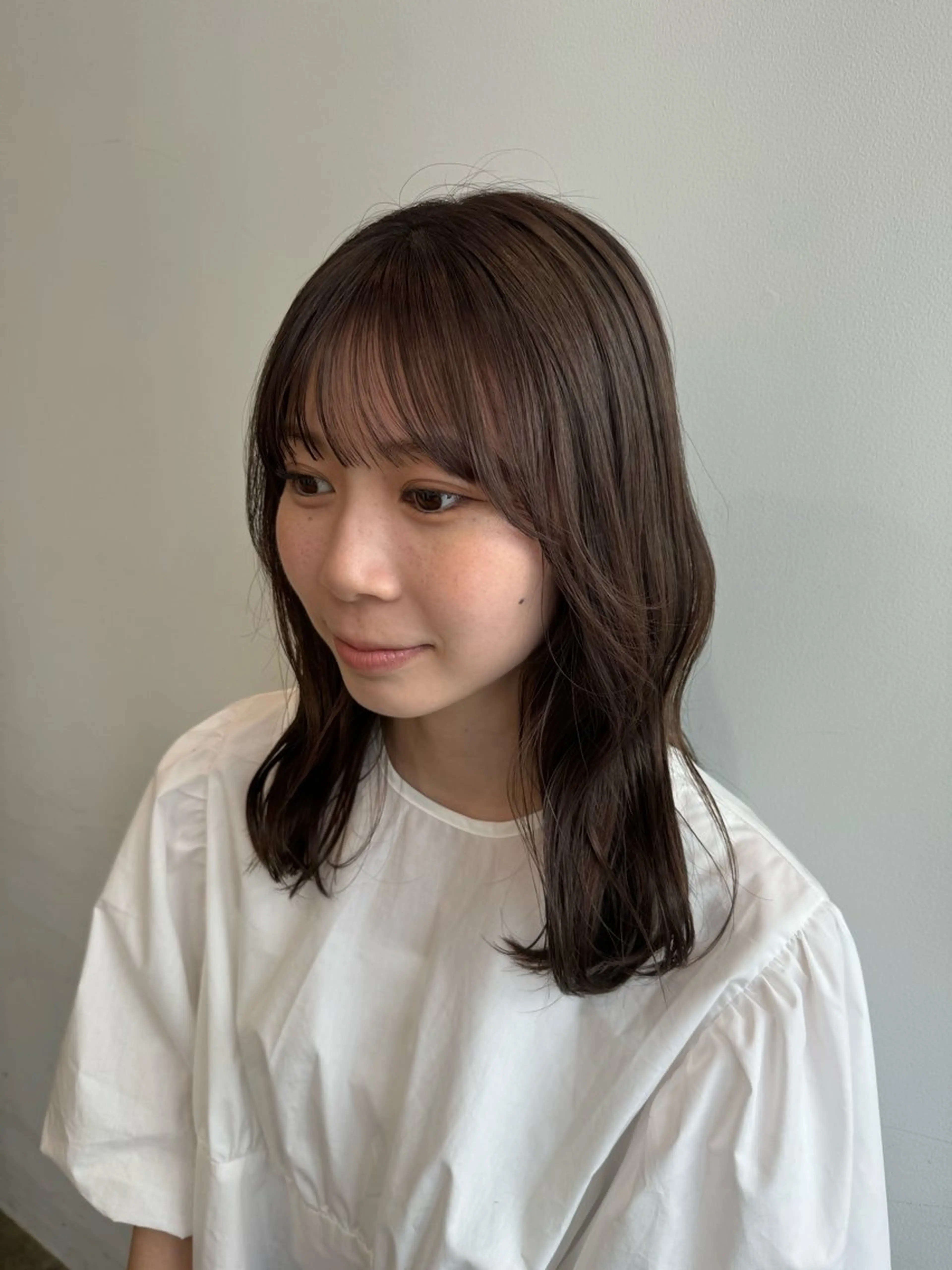 ミディアム カラー Defi【ディフィー】所属・defi/ rinaのヘアスタイル