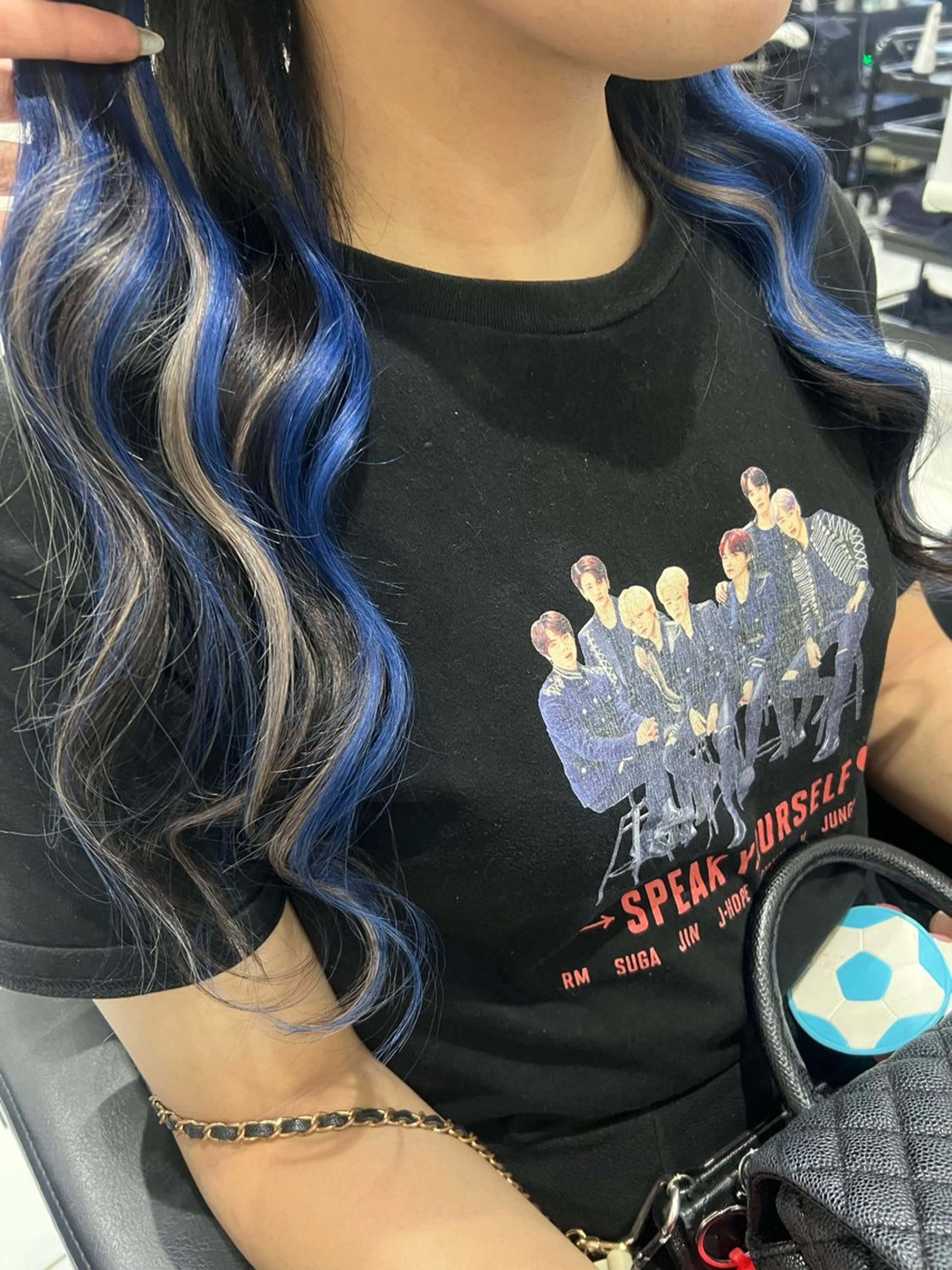 ロング カラー プルエクステ ケアカラー メッシュ エクステ トリートメント ヘアカラー トリートメント エクステ YUDU🍊 germe/ジェルムのヘアスタイル