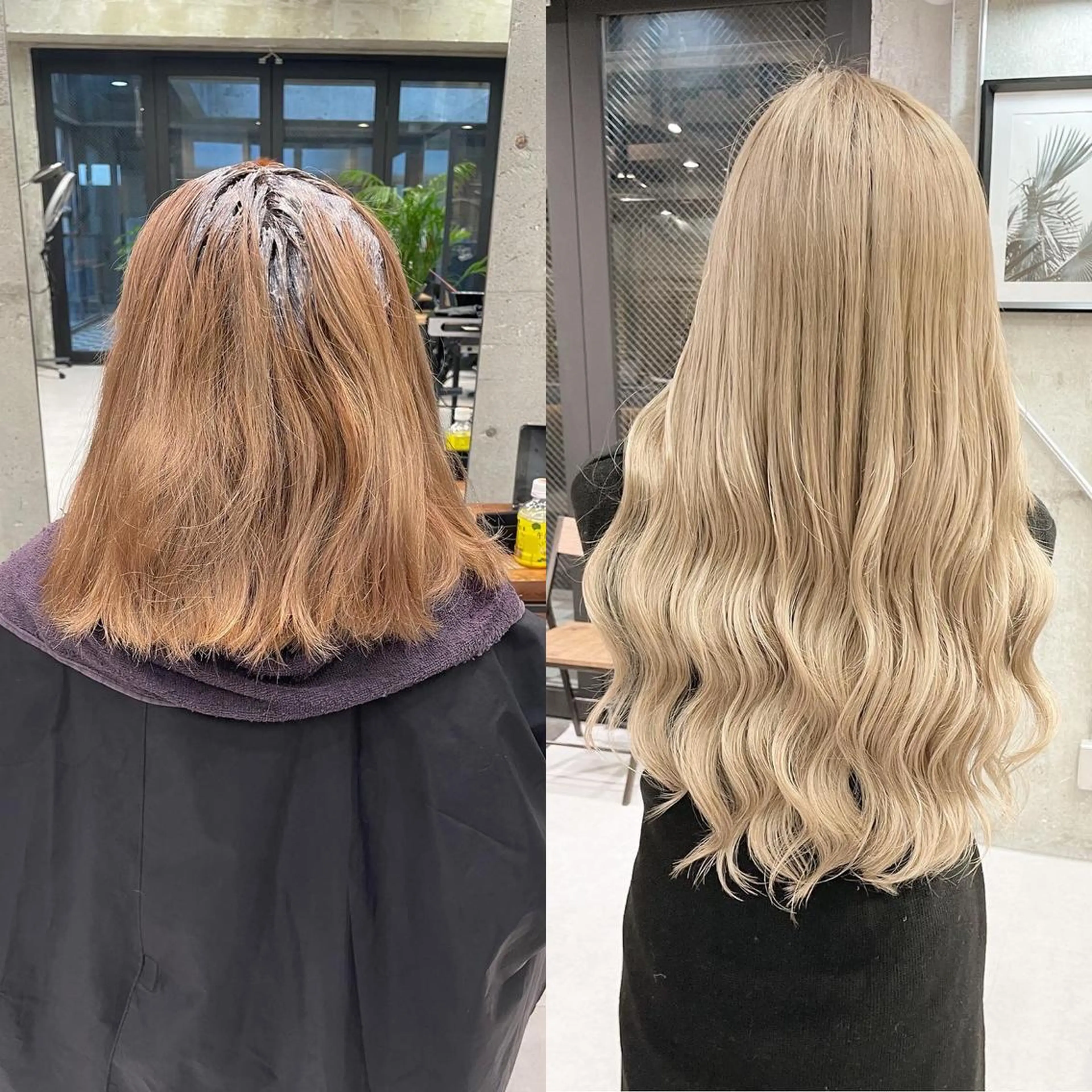 ロング カラー ヘアアレンジ ヘアカラー エクステ TATSUYA アートディレクターのヘアスタイル