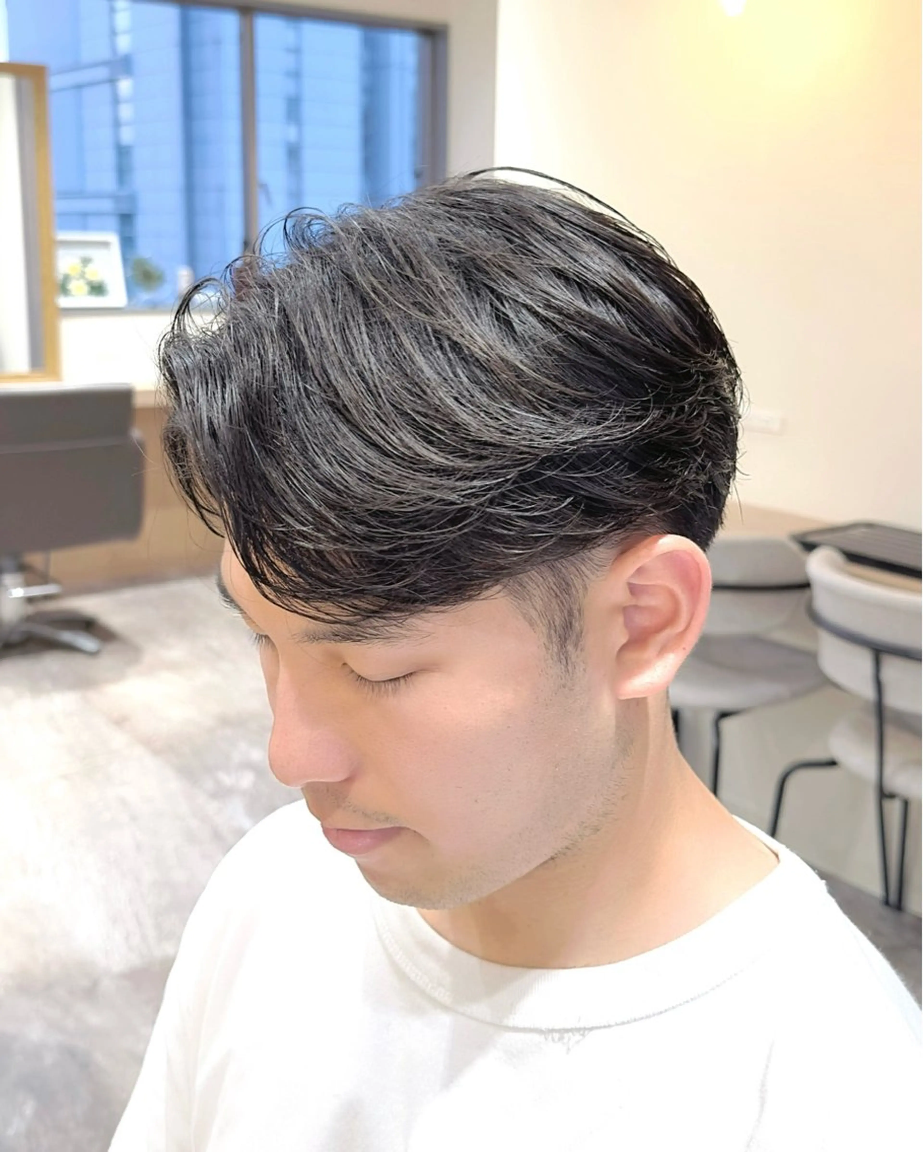 パーマ メンズ 【メンズパーマ】比嘉 啓人のヘアスタイル