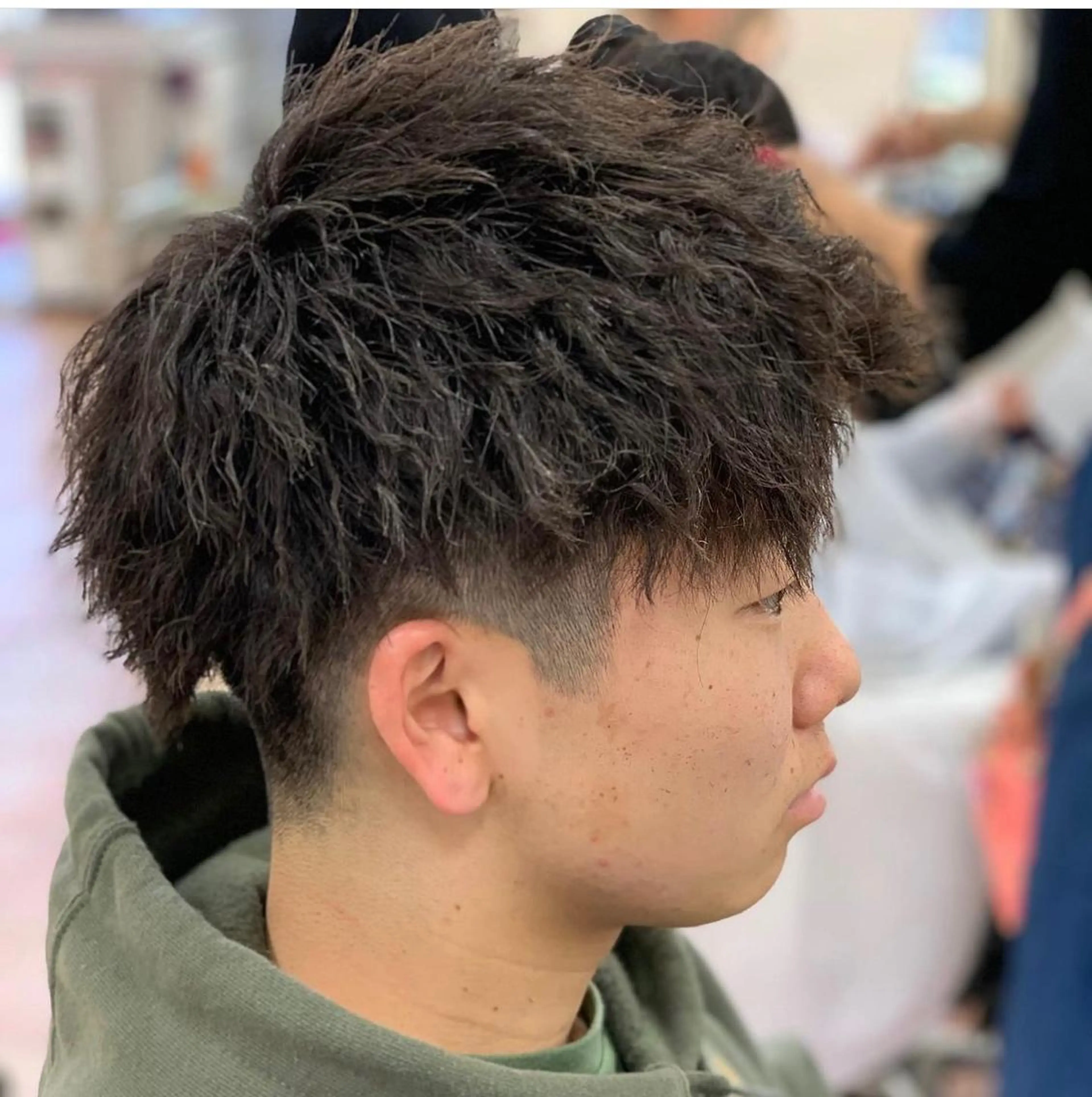 👑【メンズ限定】 ⭐️人気No.2 カット+縦落ちツイストパーマ💇♂️+トリートメントの写真