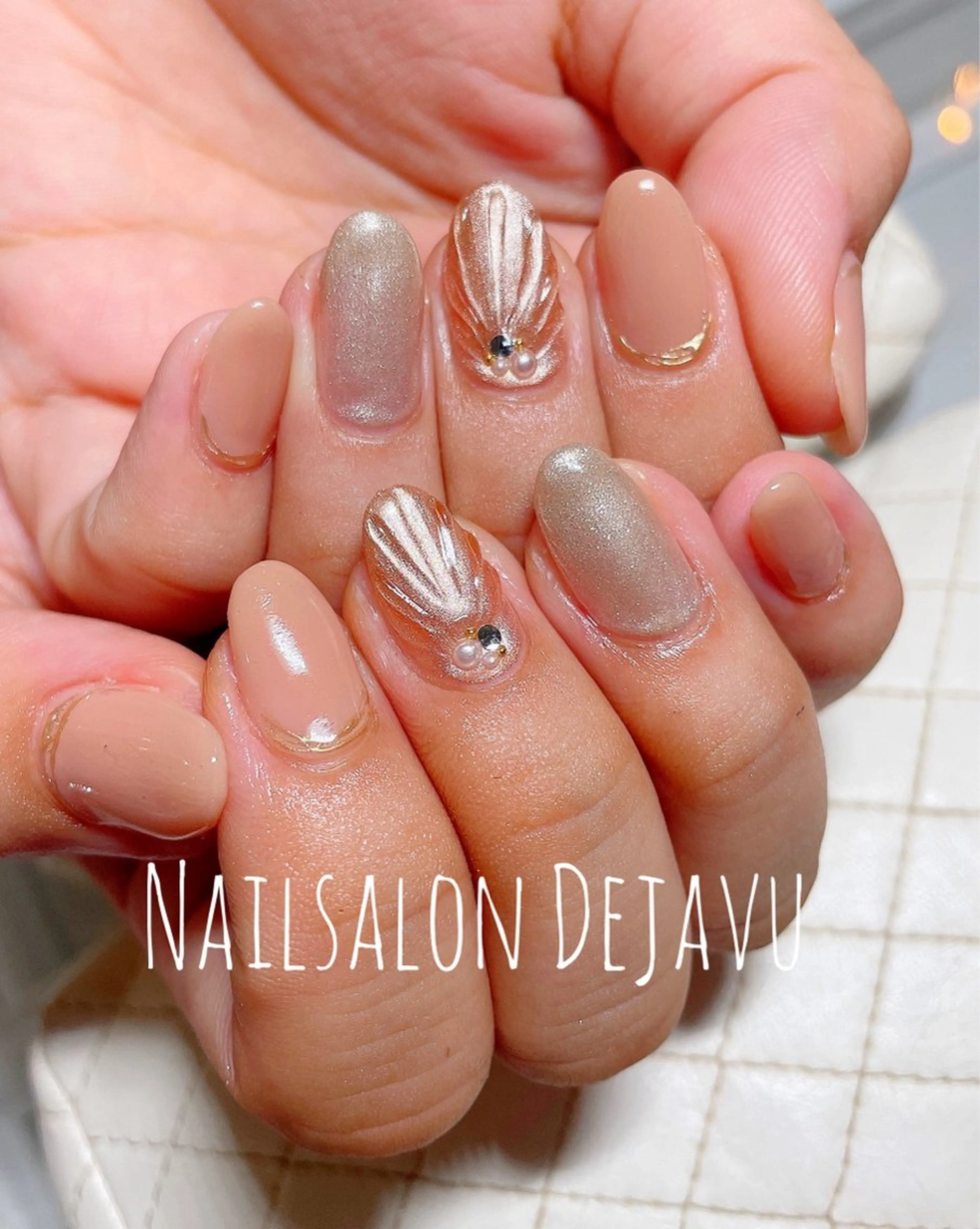 ネイル アートネイル フットネイル ラメ(グリッター) 持ち込み 夏ネイル Nail salon Dejavu 🌿のネイルデザイン