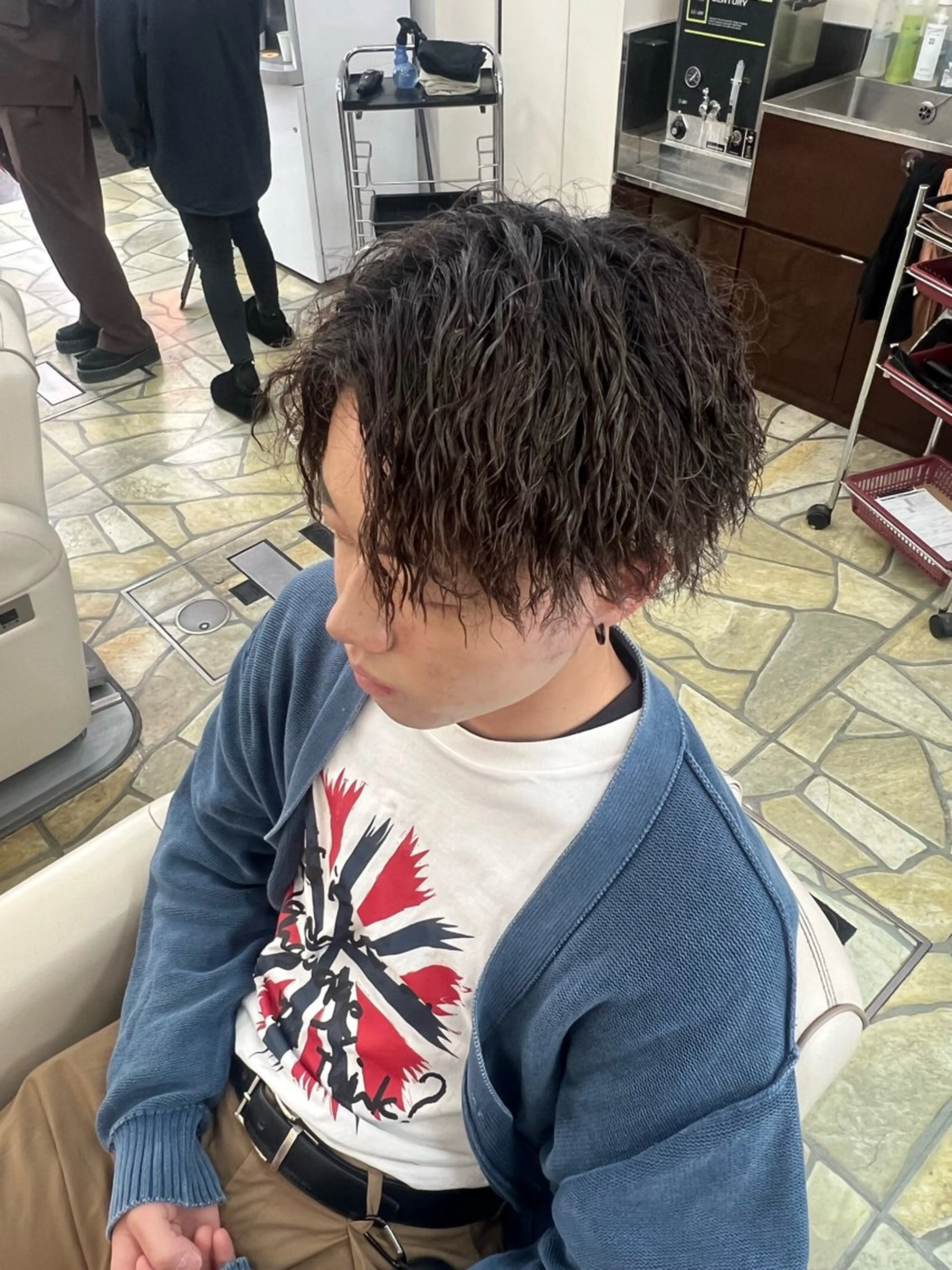 パーマ メンズ カット パーマ Shouki .222のヘアスタイル