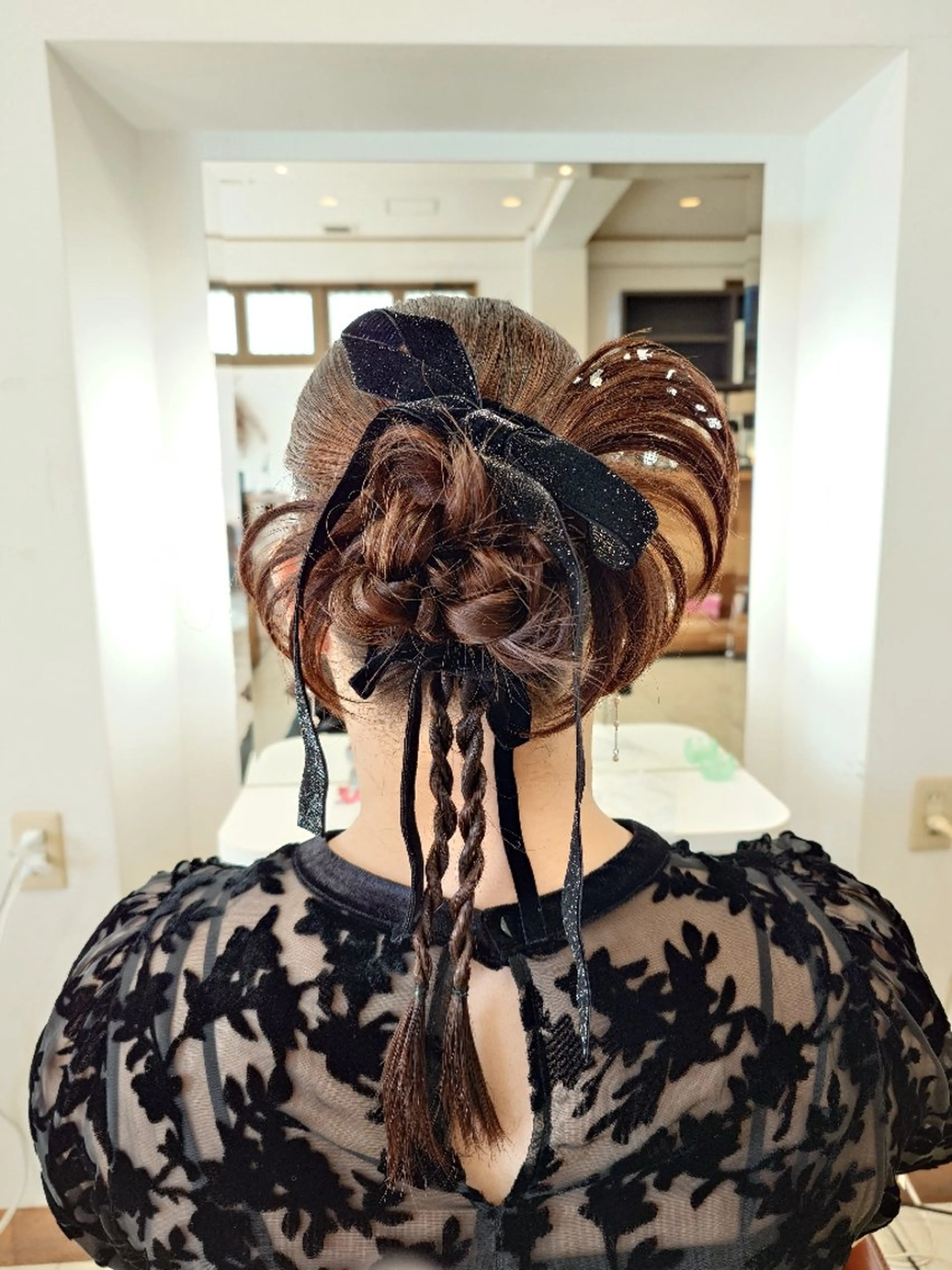 ヘアアレンジ ロング ヘアセット ｷﾝｼﾞｮｳ ｴﾅﾐのヘアスタイル