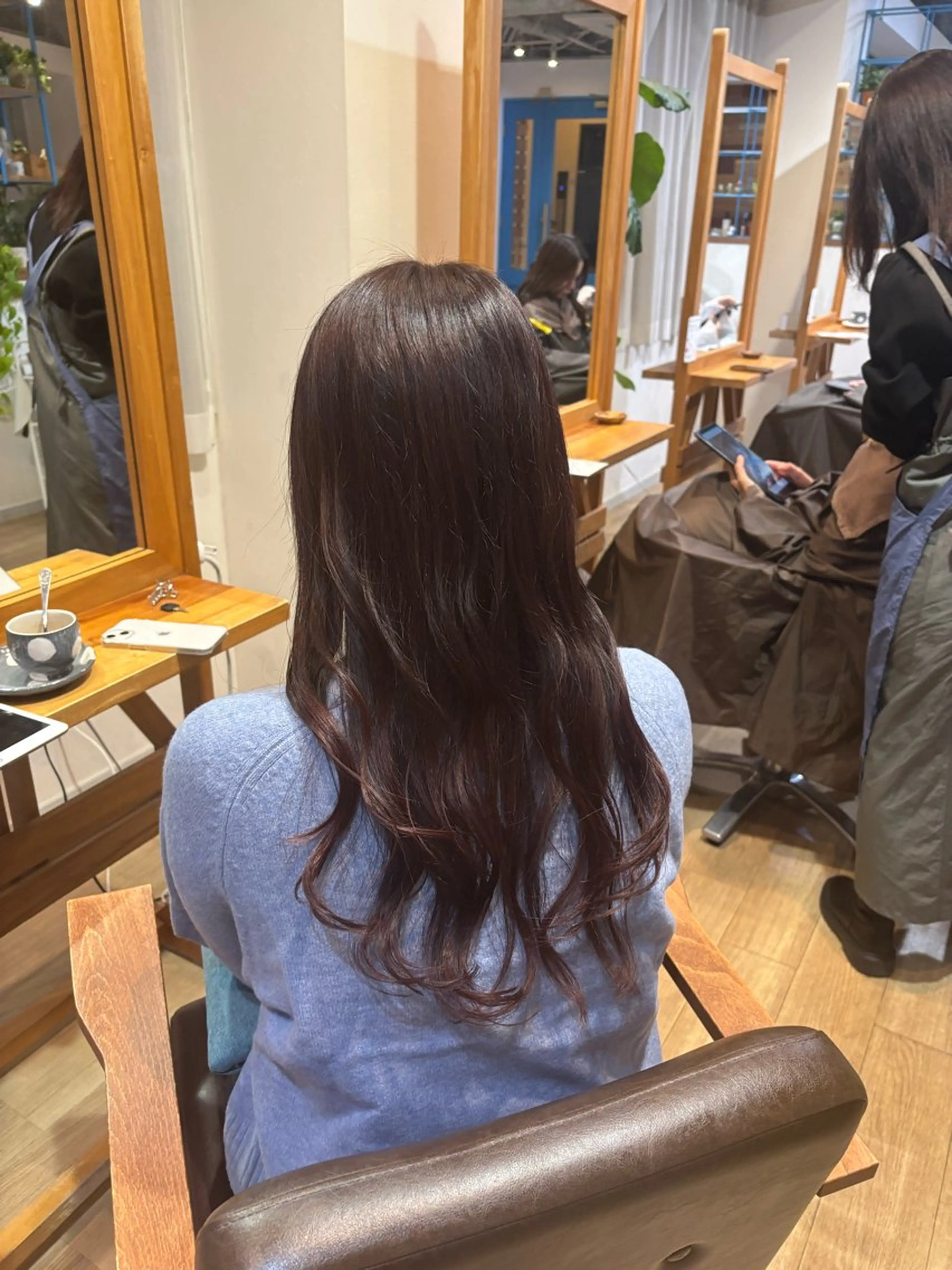 ロング カラー カット ヘアカラー トリートメント ヘッドスパ RINNO🌷艶髪/ 艶カラー/縮毛矯正のヘアスタイル