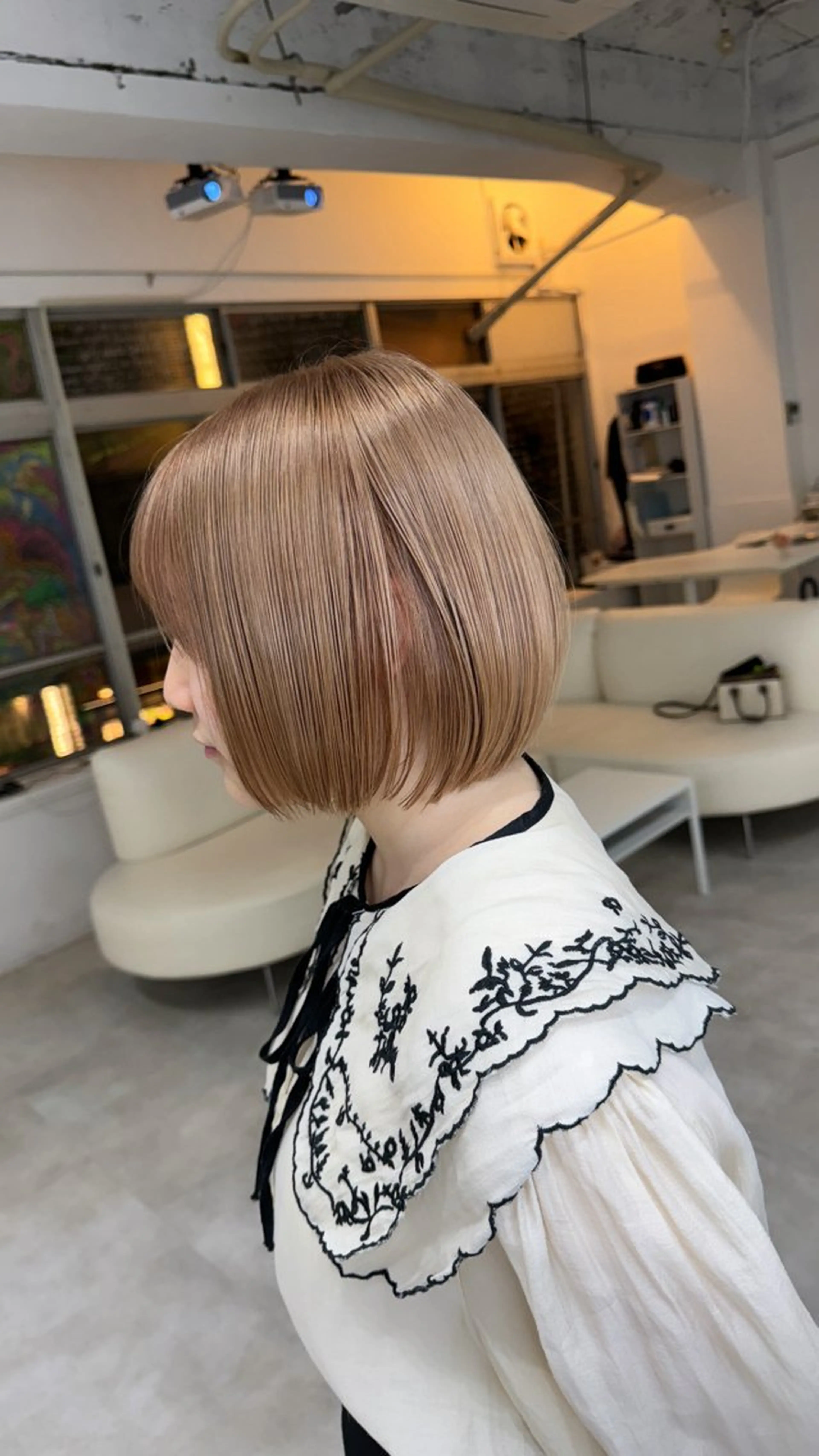 ショート カラー ブラウンカラー ヘアカラー tet 店長 RIKITOのヘアスタイル