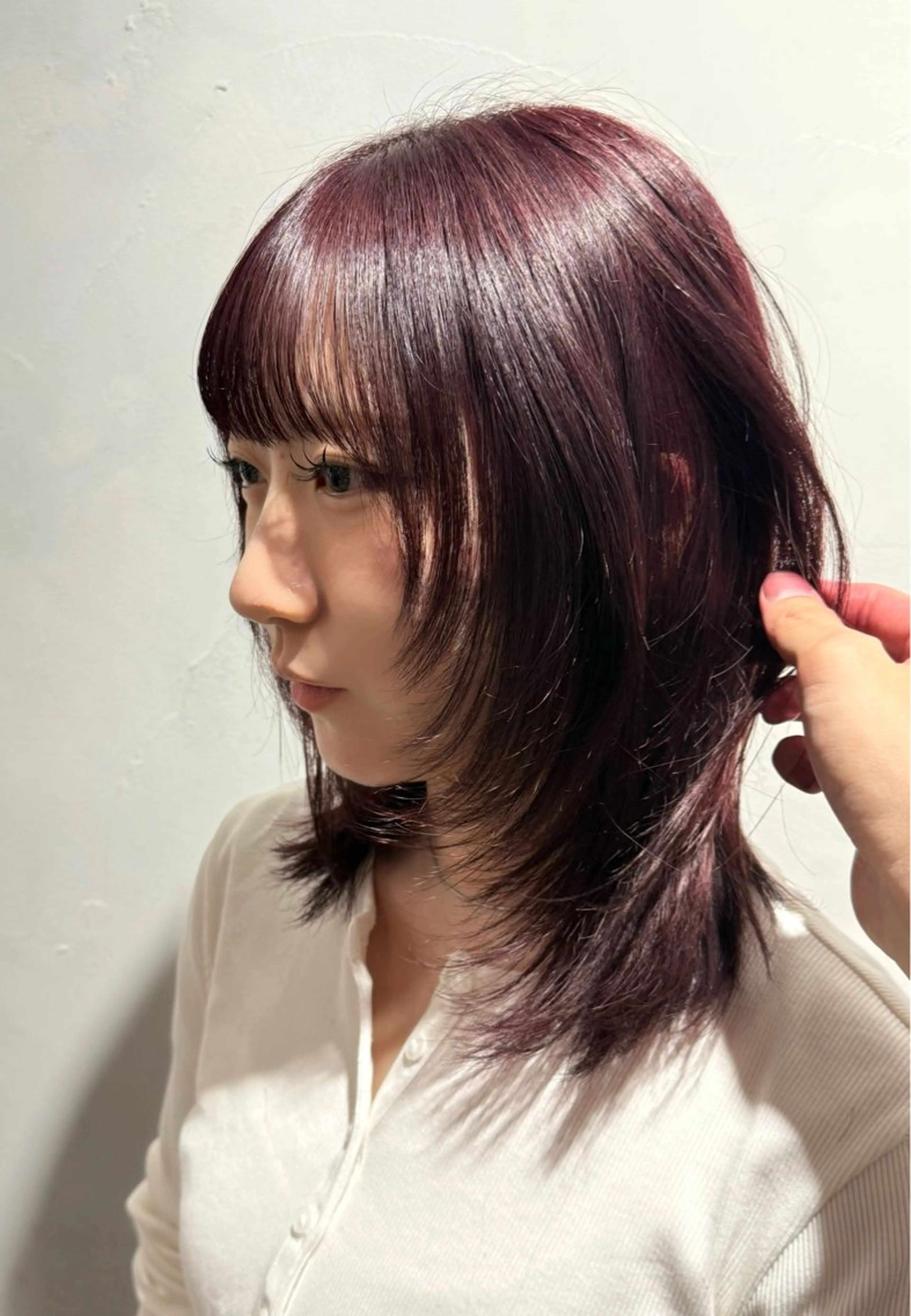 ミディアム カラー カット ヘアカラー トリートメント カラー/パ ーマ/松野和志のヘアスタイル