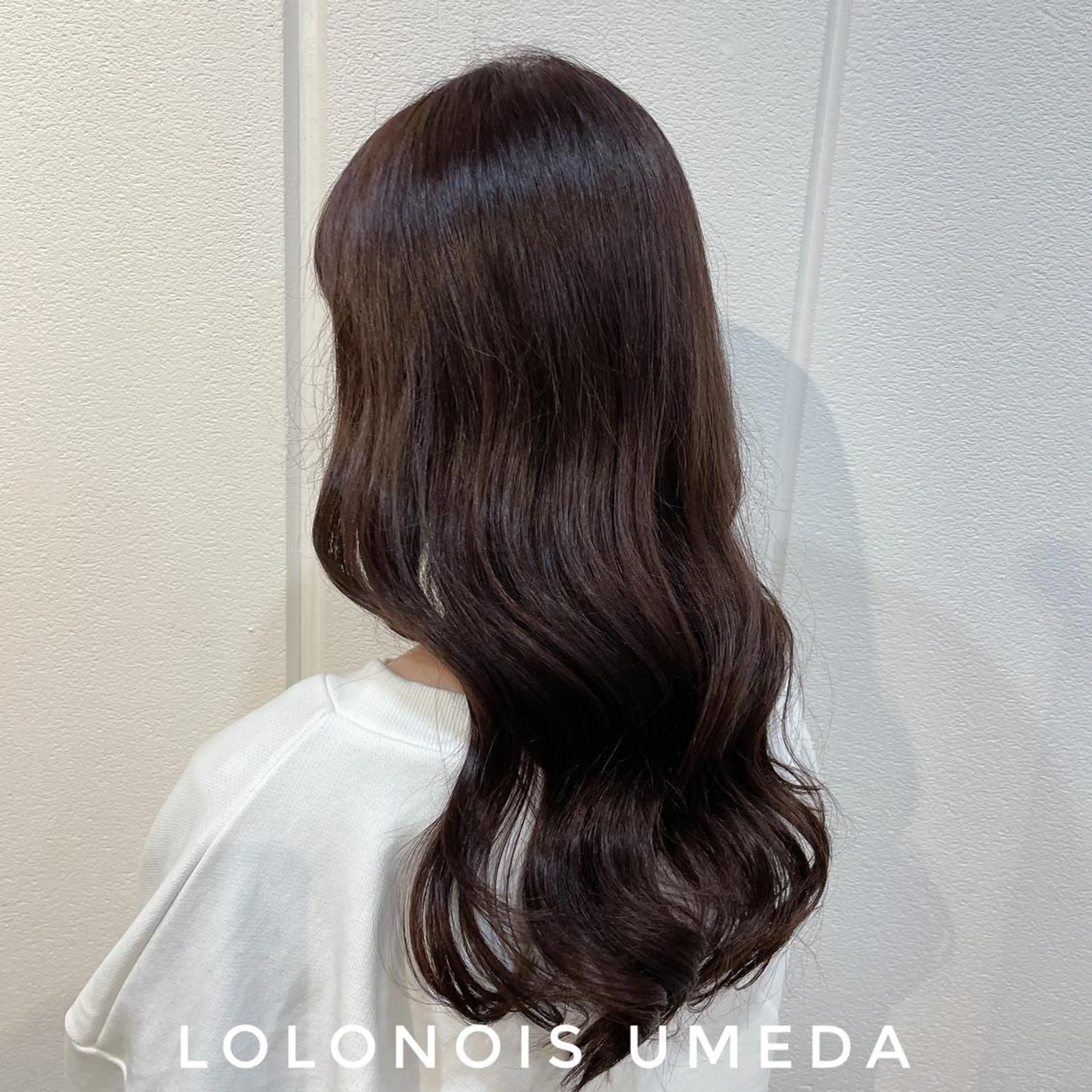 ロング カラー バイオレットカラー Lolonois梅田 /Okazaki:)のヘアスタイル
