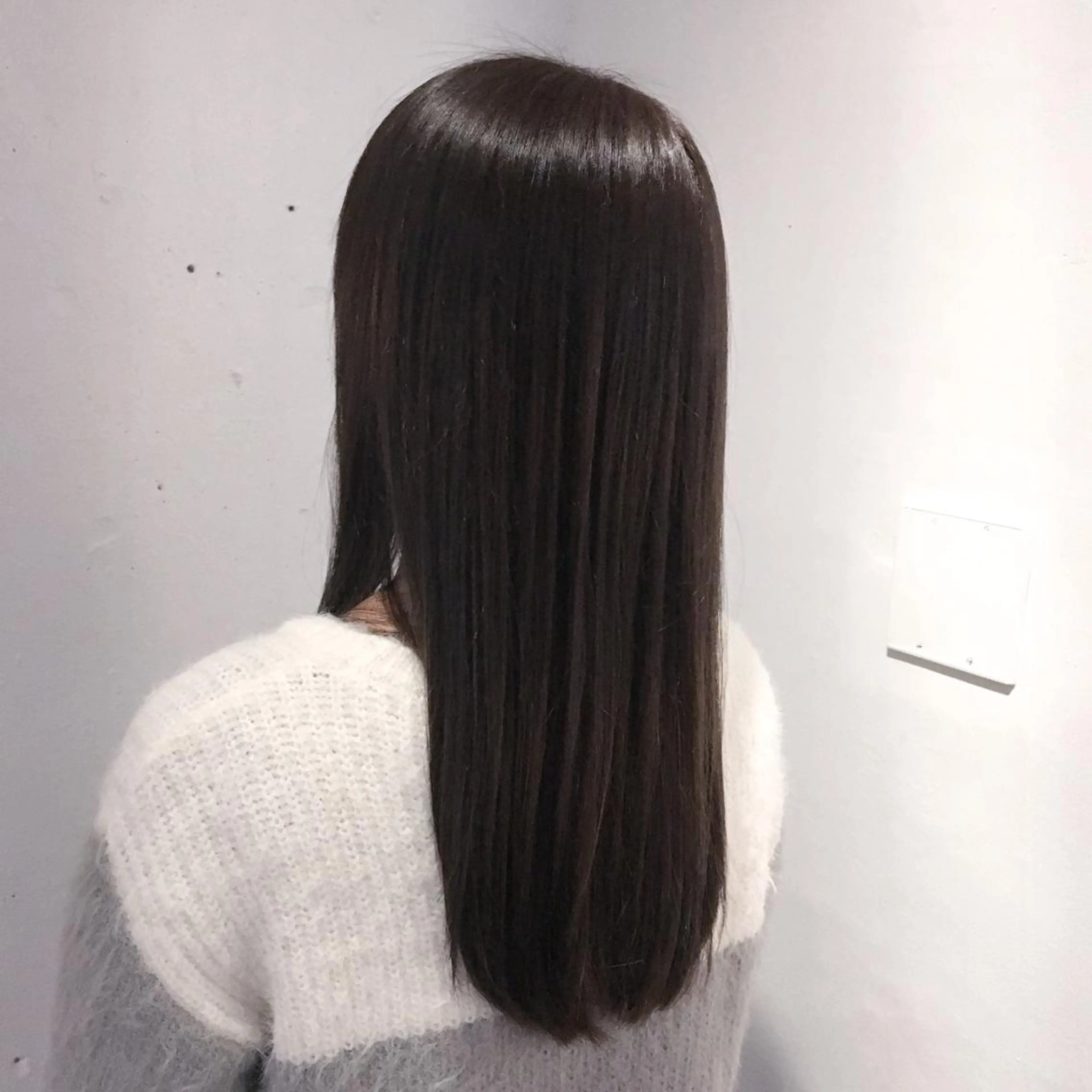 ロング パーマ 縮毛矯正 トミタ アツシのヘアスタイル