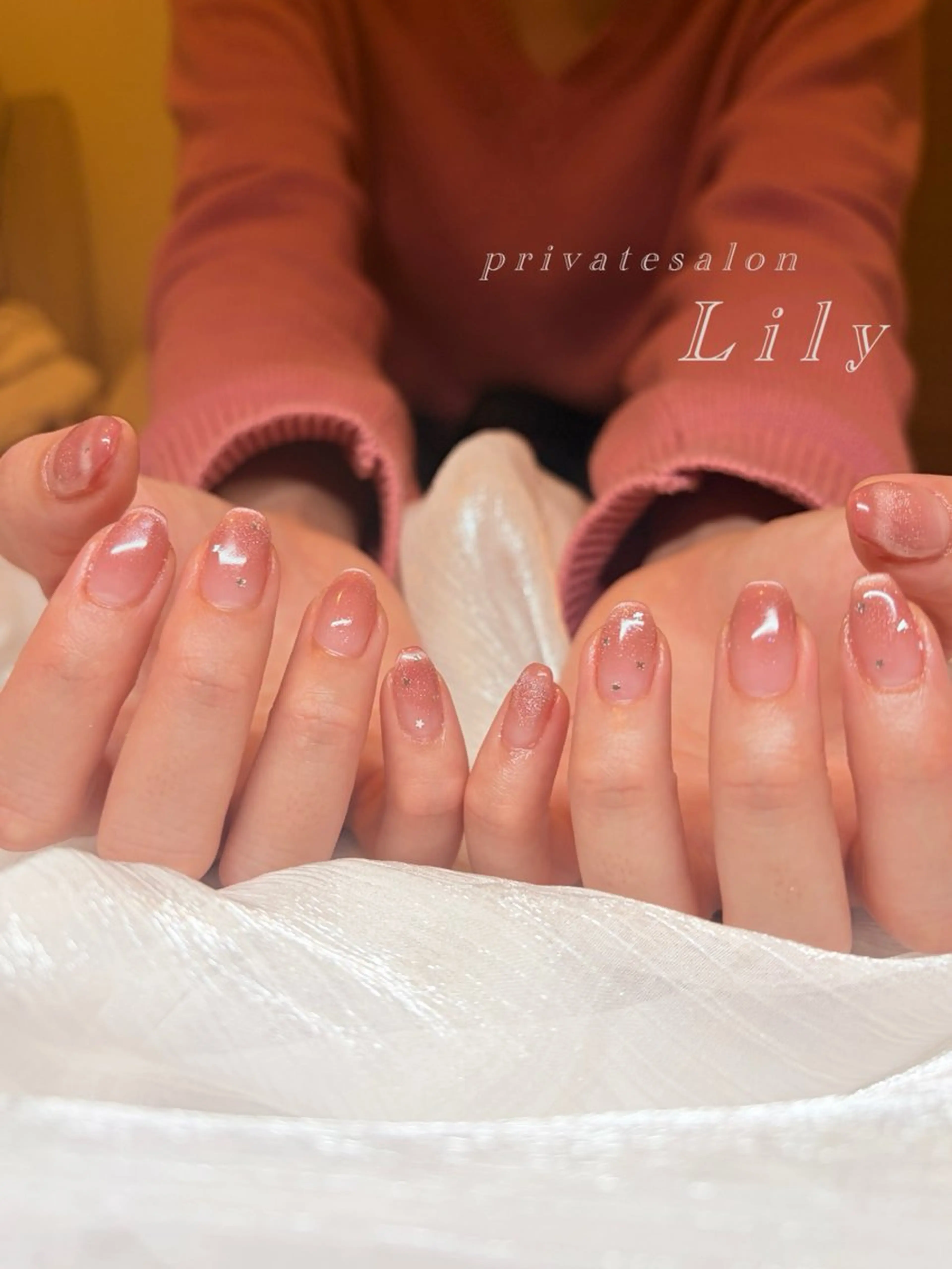 ネイル グラデーション マグネットネイル ハンドネイル salon Lilyのネイルデザイン