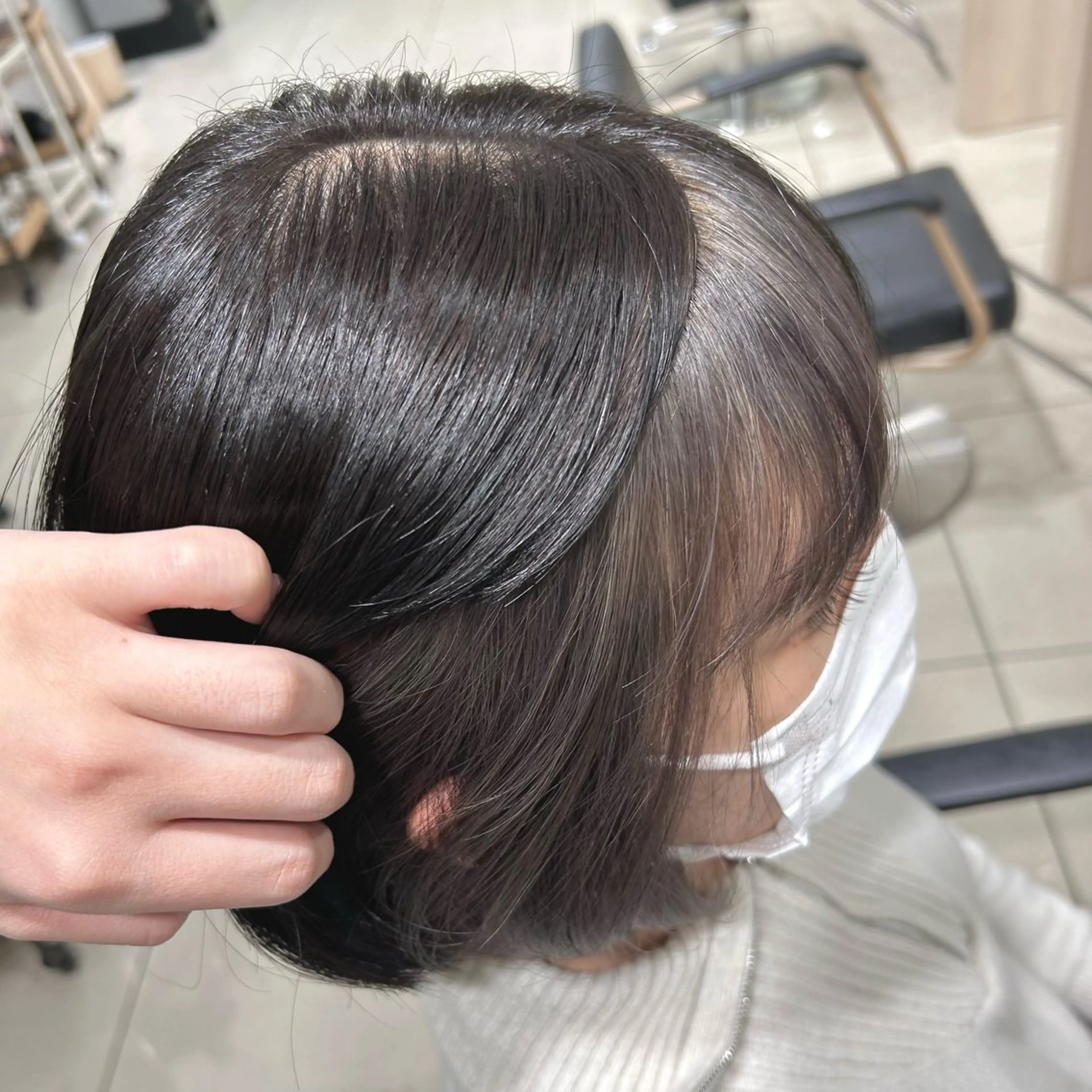 ショート カラー ヘアカラー 【🎀推し デザイン カラー】小池 雪奈のヘアスタイル