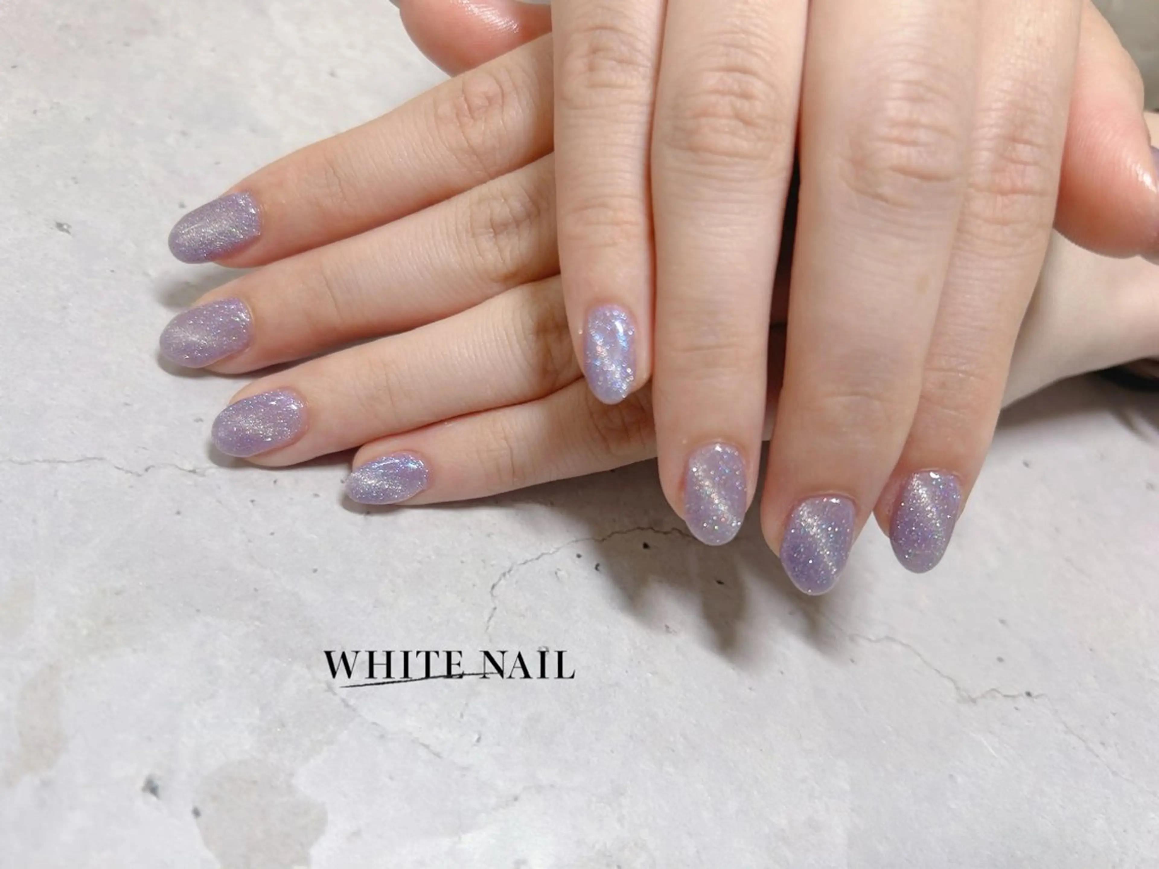 ネイル マグネットネイル ハンドネイル WHITE NAIL ホワイトネイルのネイルデザイン