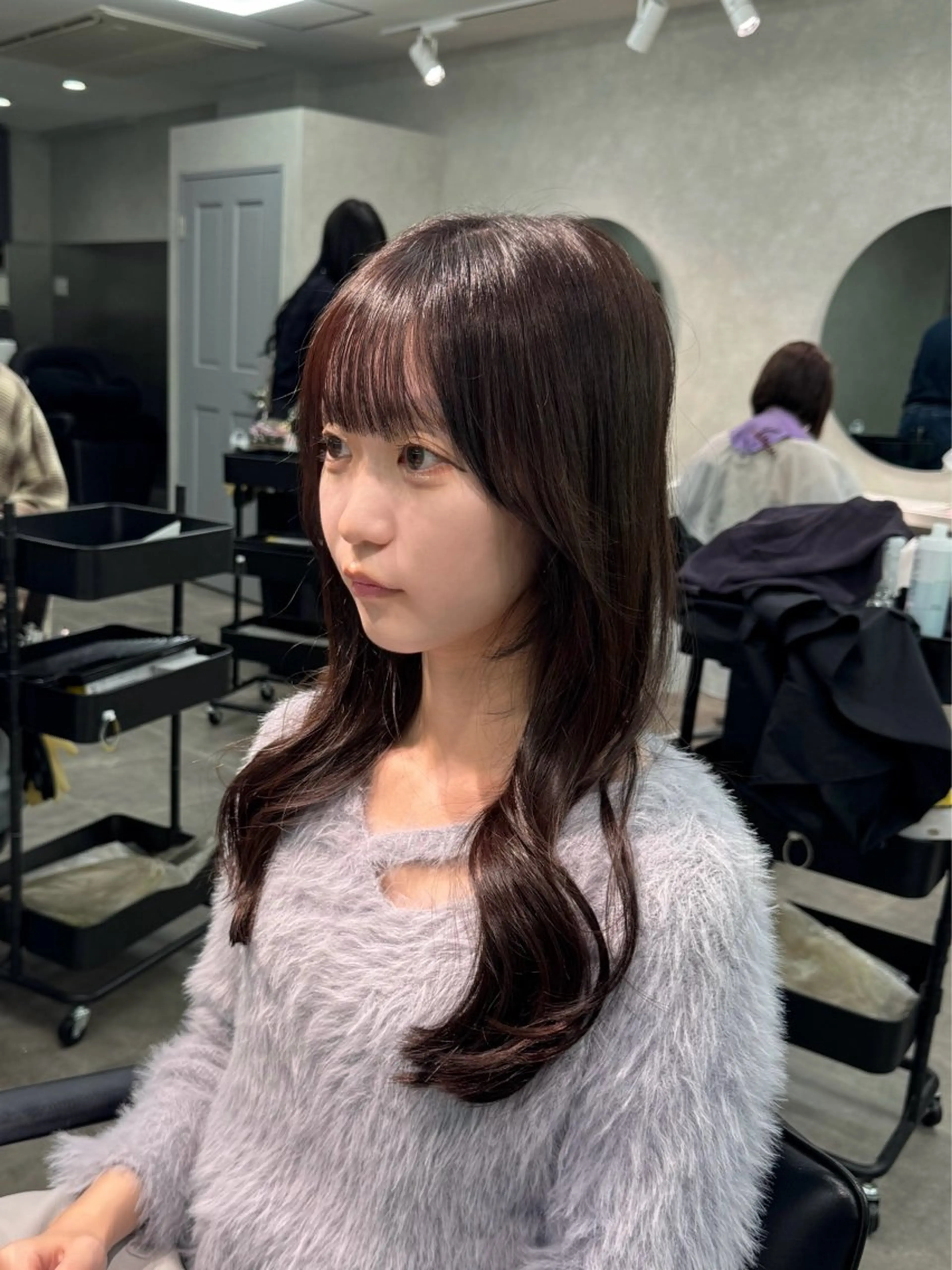 ロング カット ヘアカラー 韓国特化🇰🇷千葉 /レイヤーカット竜生のヘアスタイル