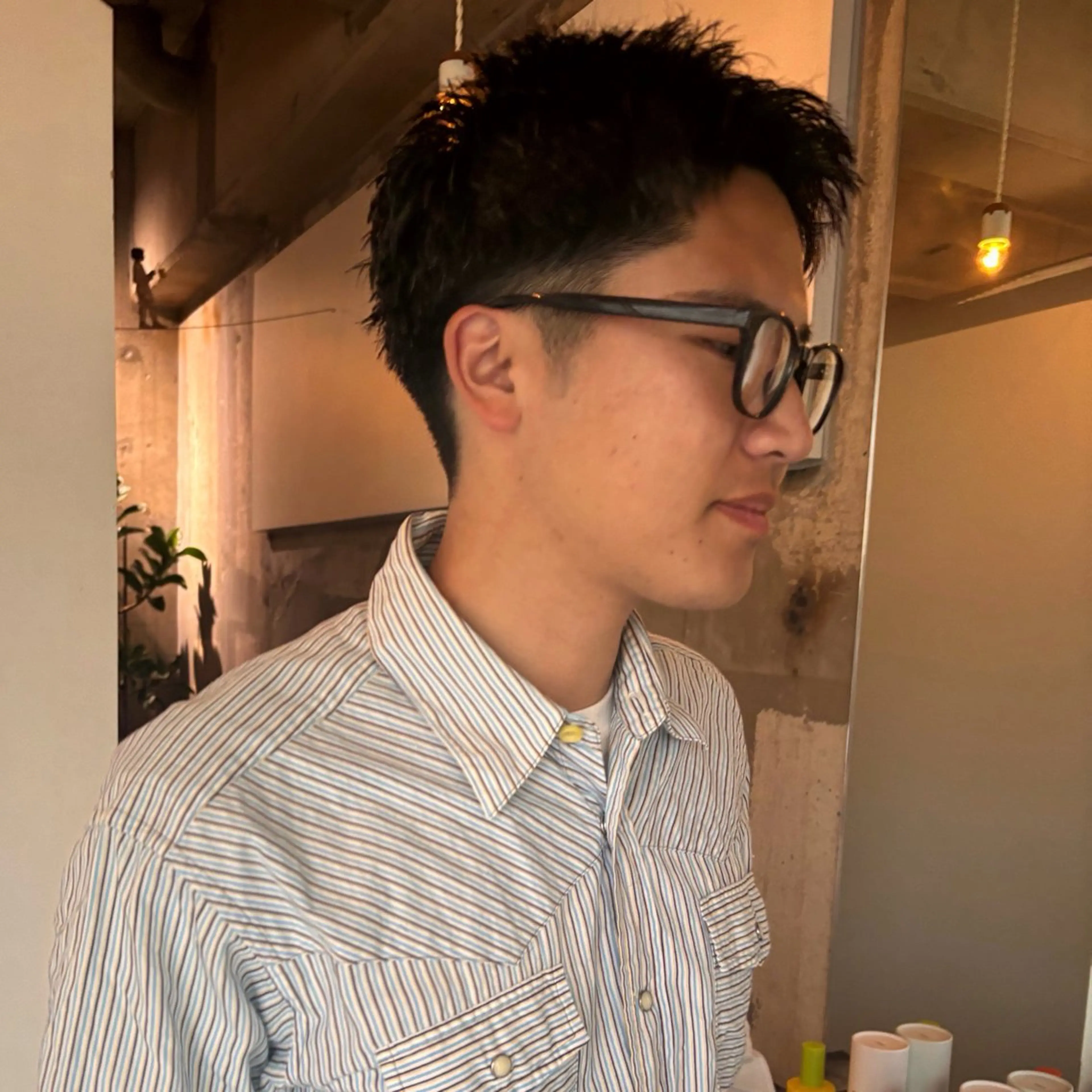 メンズ mirai/レイヤー ボブ/デザインのヘアスタイル