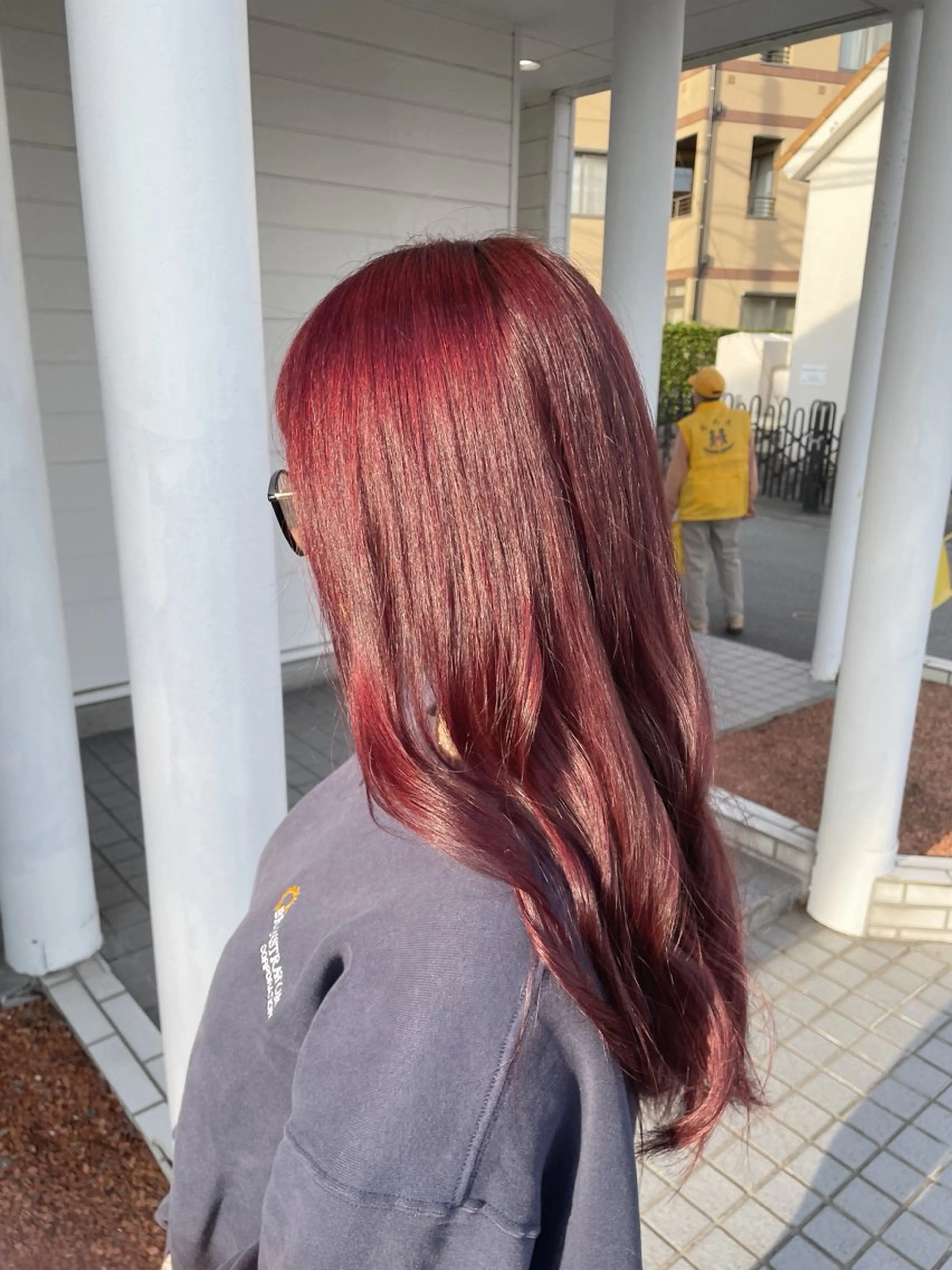 カラー ボルドーカラー 🫧透明感カラー🫧 加茂丈登のヘアスタイル