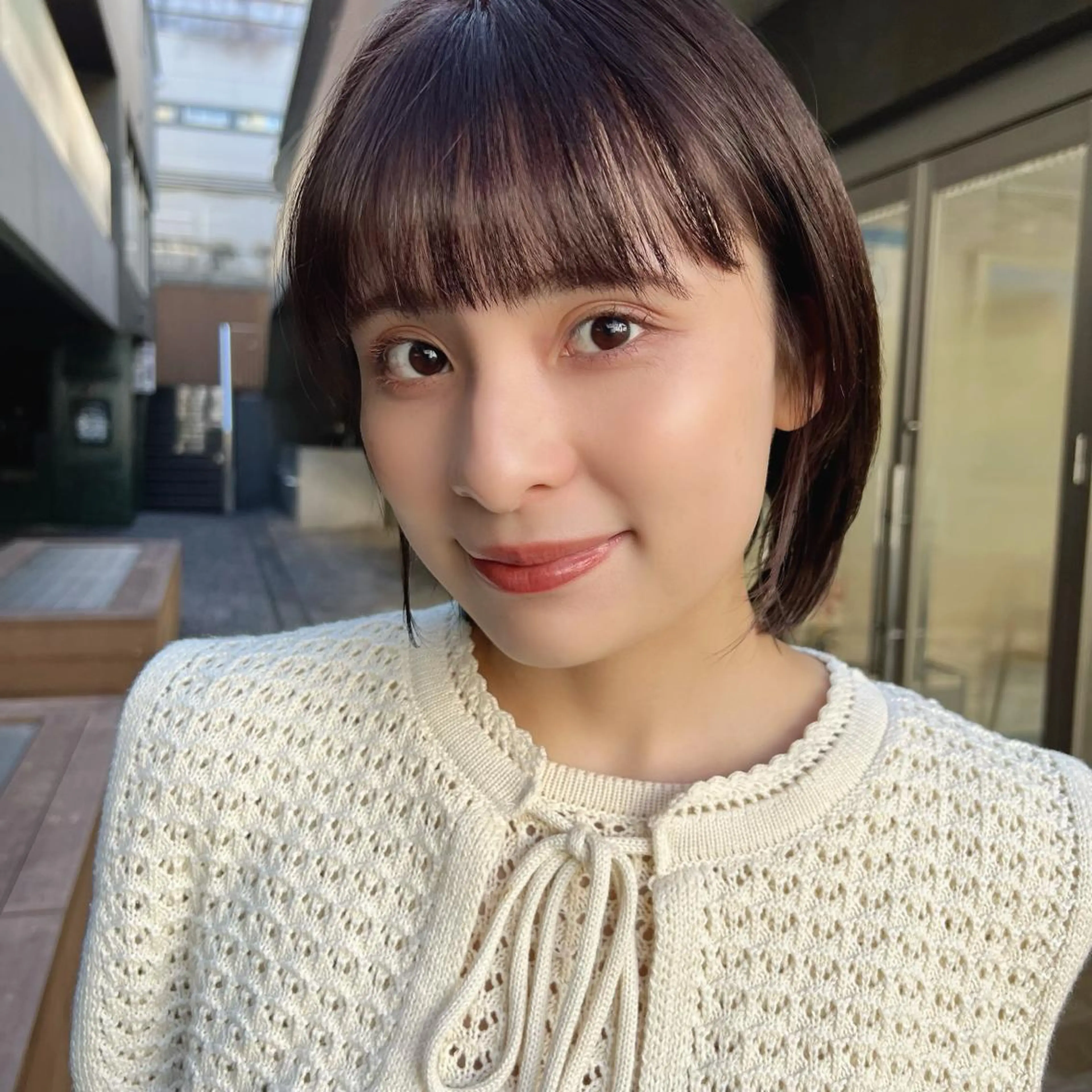 ミディアム カラー 🎧パーソナルケア/ 透明感カラー/ミユのヘアスタイル