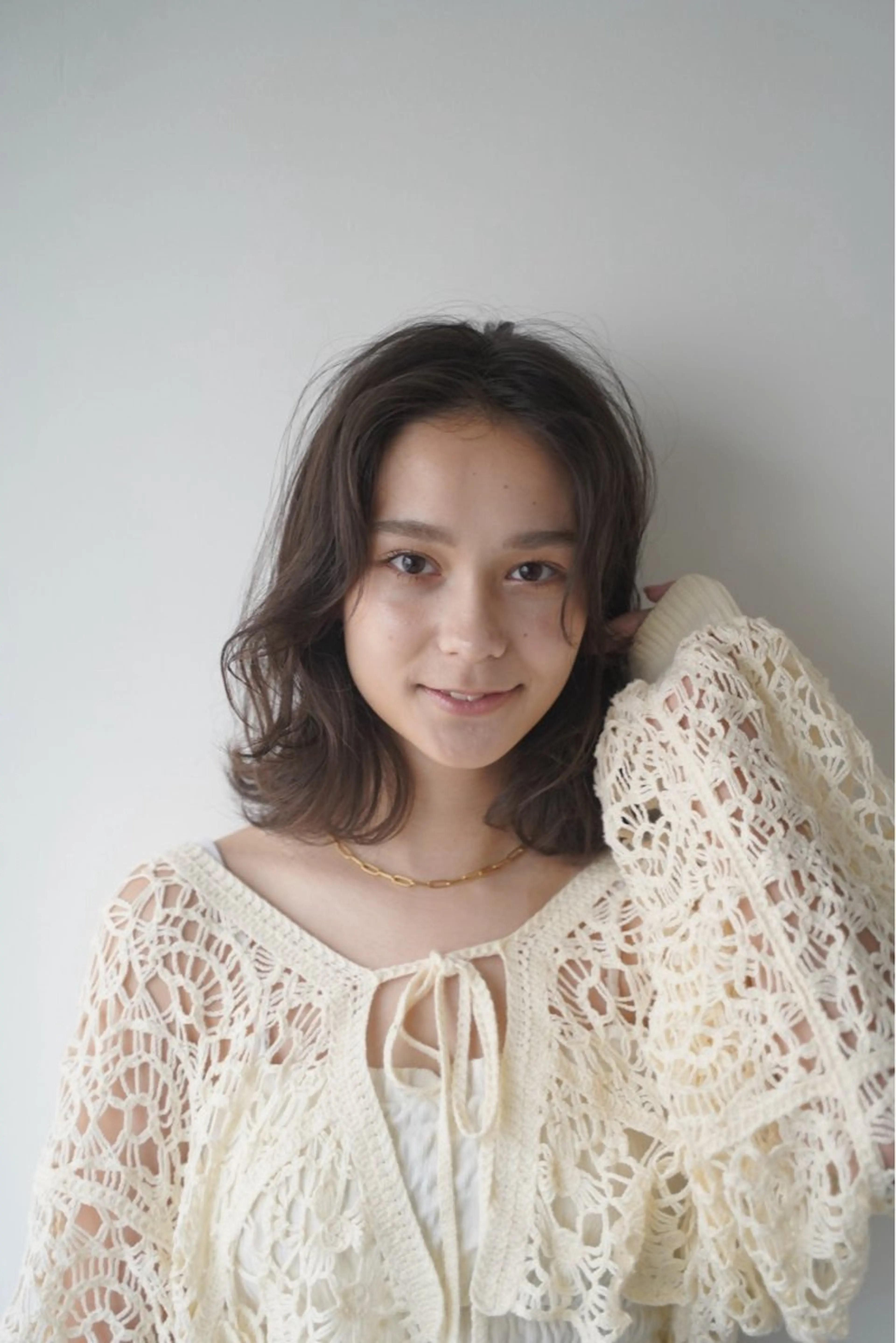 ミディアム パーマ ㅤㅤㅤㅤㅤㅤㅤㅤㅤㅤ 彩衣のヘアスタイル