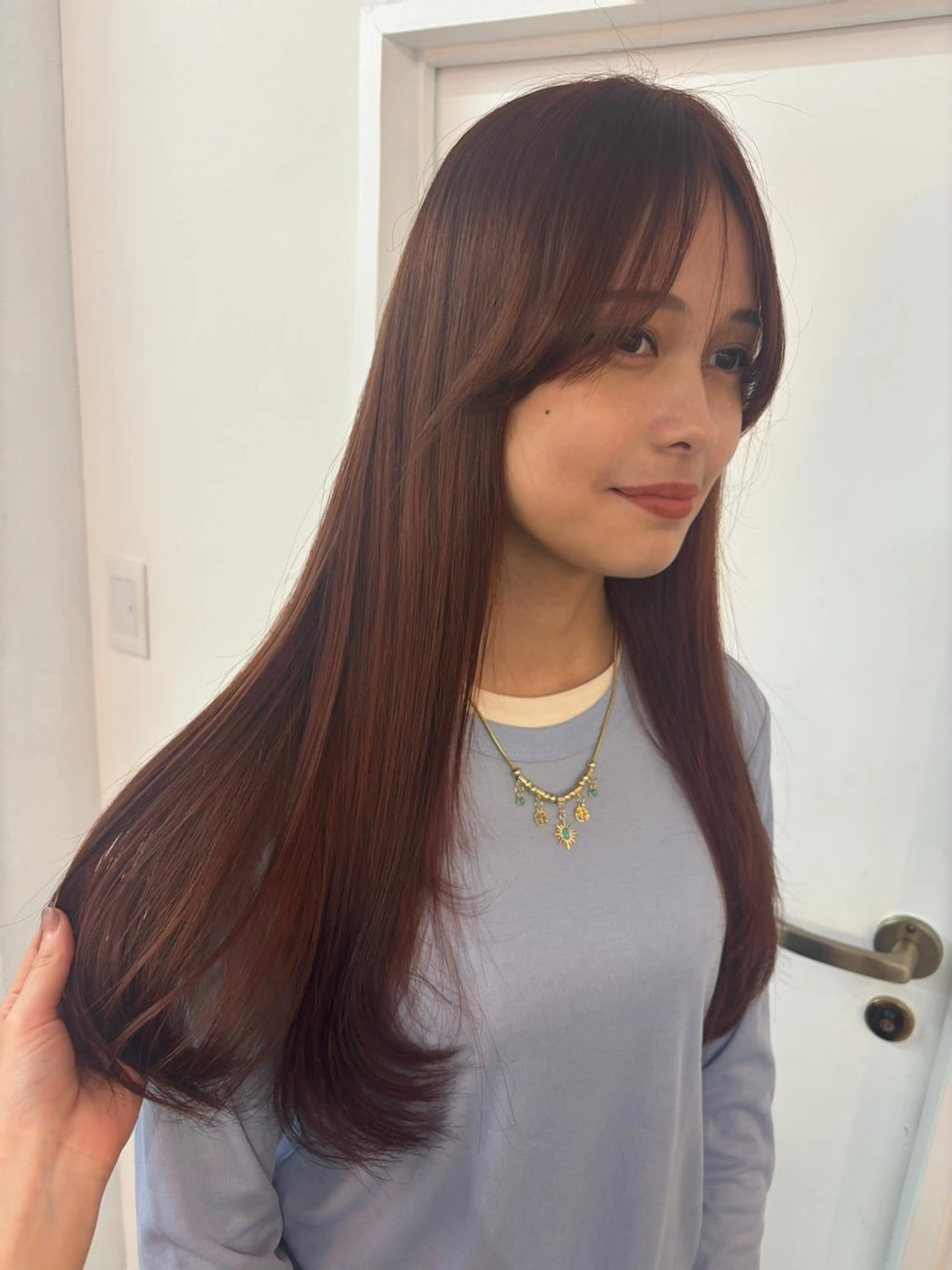 ロング 🤍Nozomi/ オリーブカラー🌿のヘアスタイル