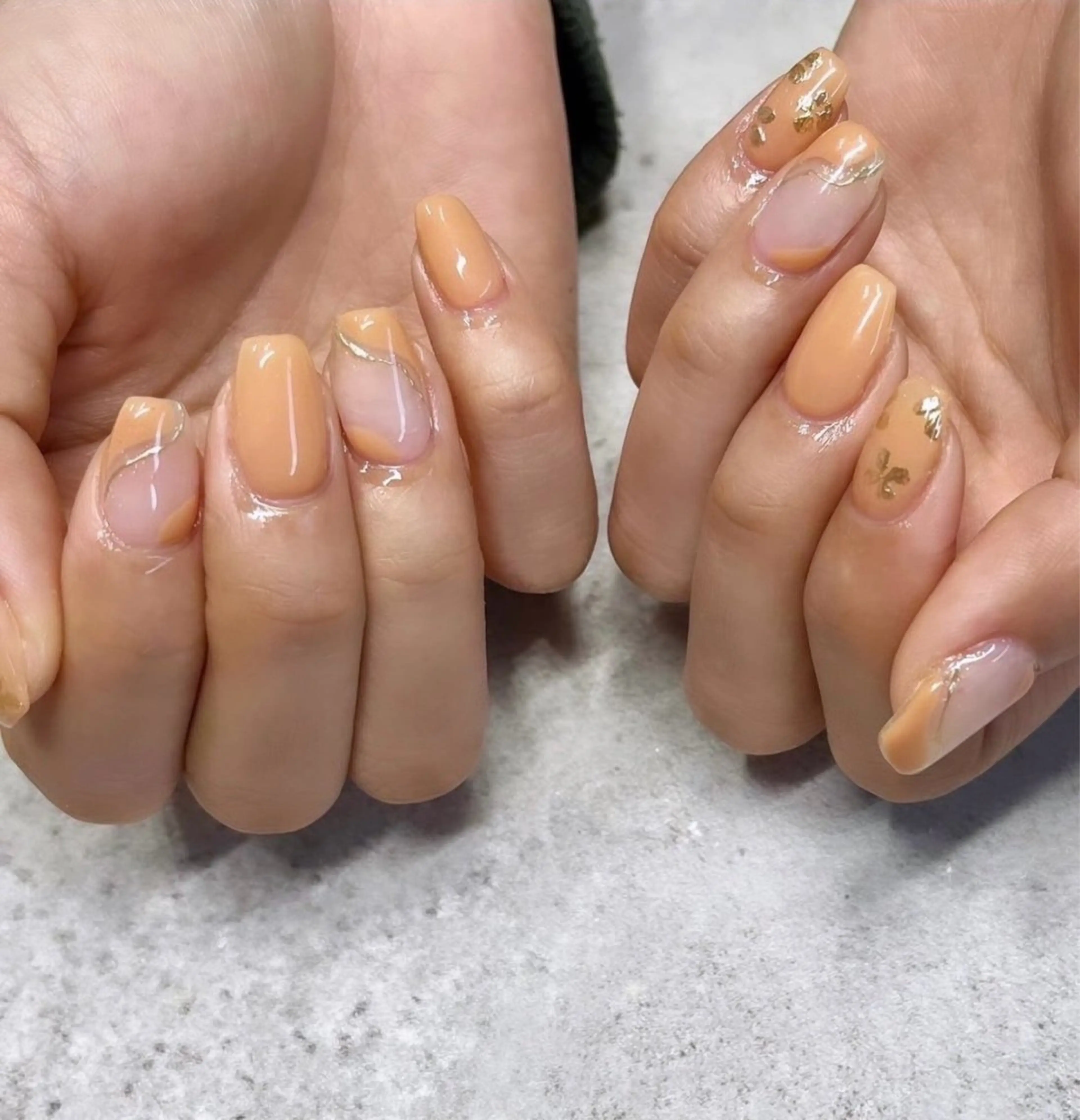 ネイル ニュアンスネイル Aurum ♡︎ miyukiのネイルデザイン