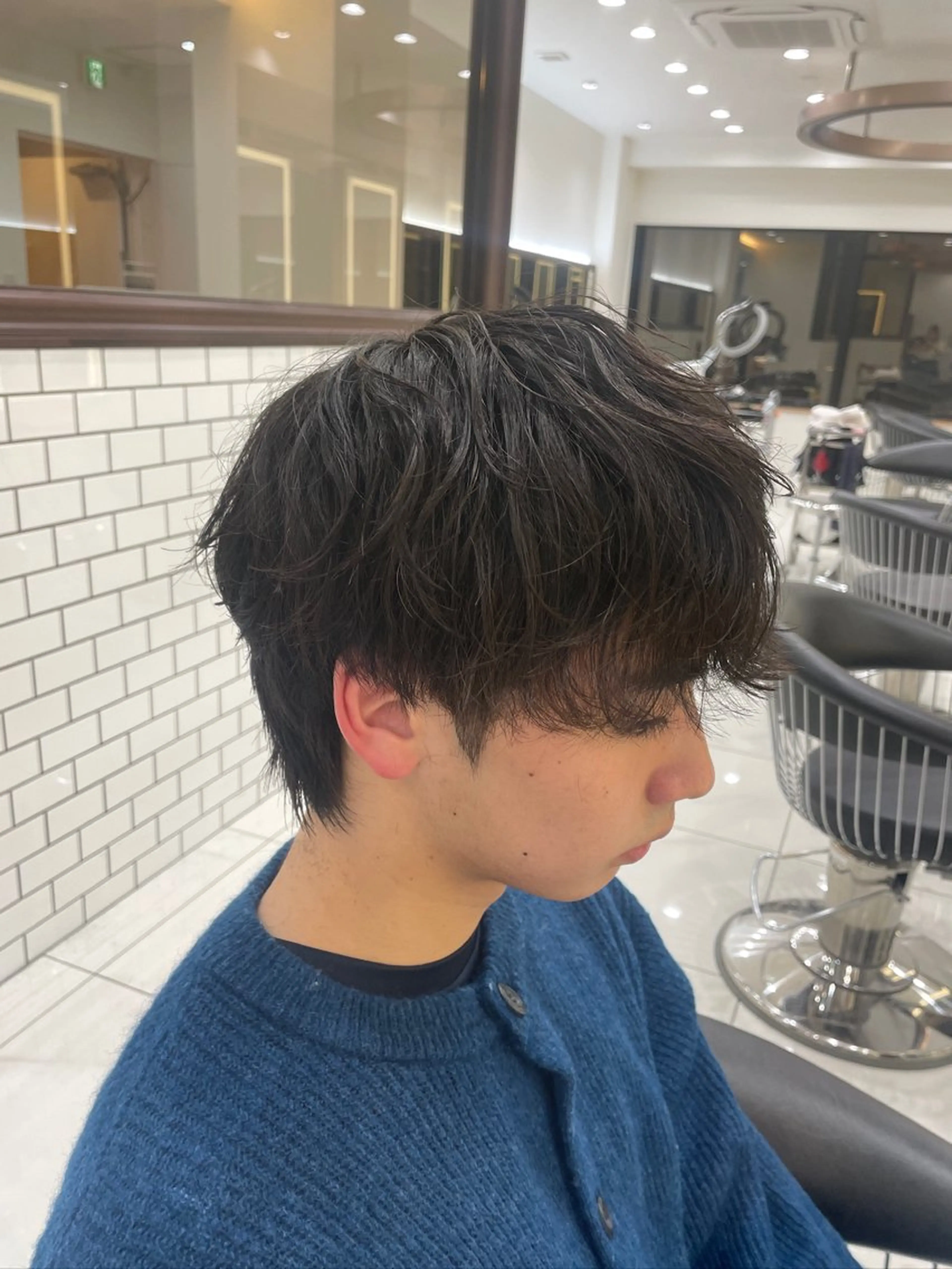 パーマ メンズ 菅野 心悠/メンズヘアのヘアスタイル