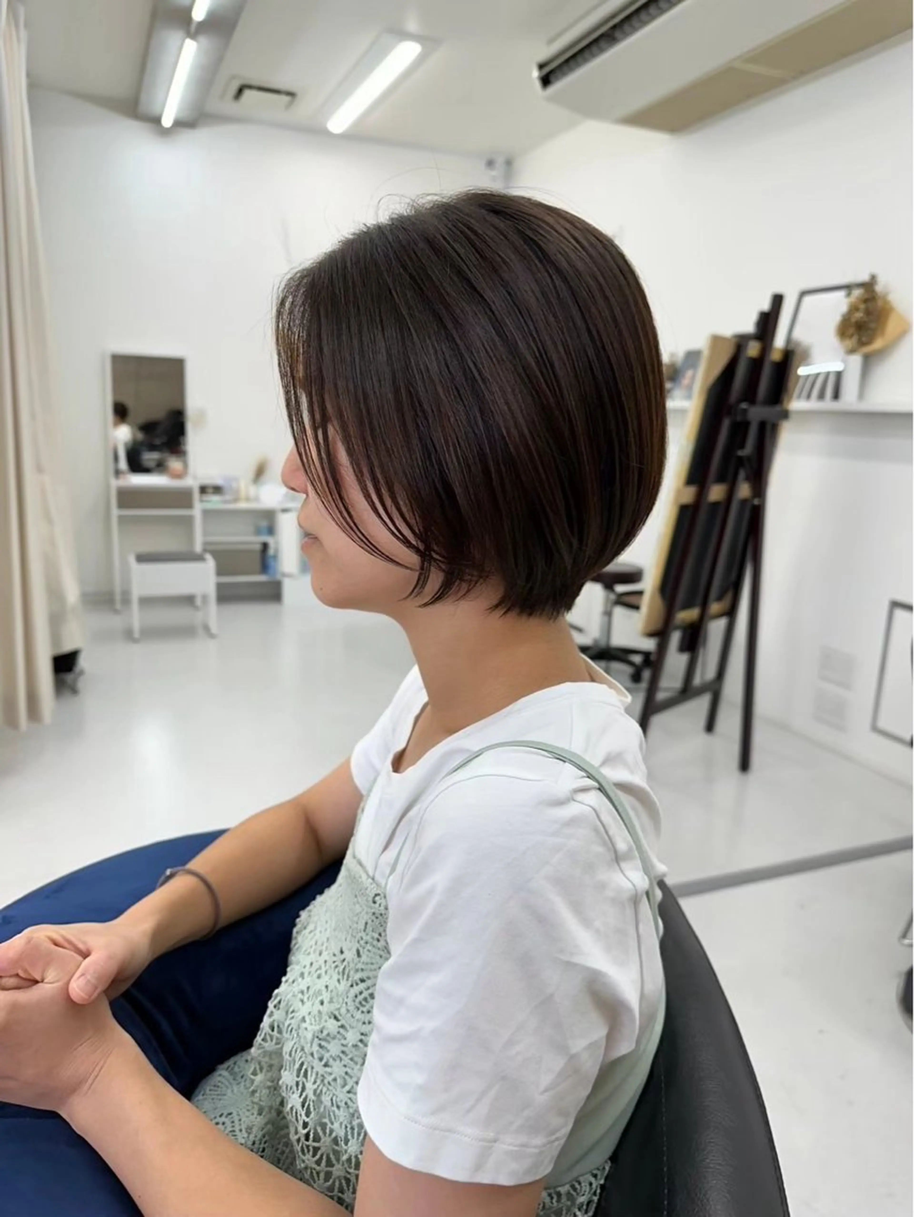 ショート 山崎結菜 髪質改善💎のヘアスタイル