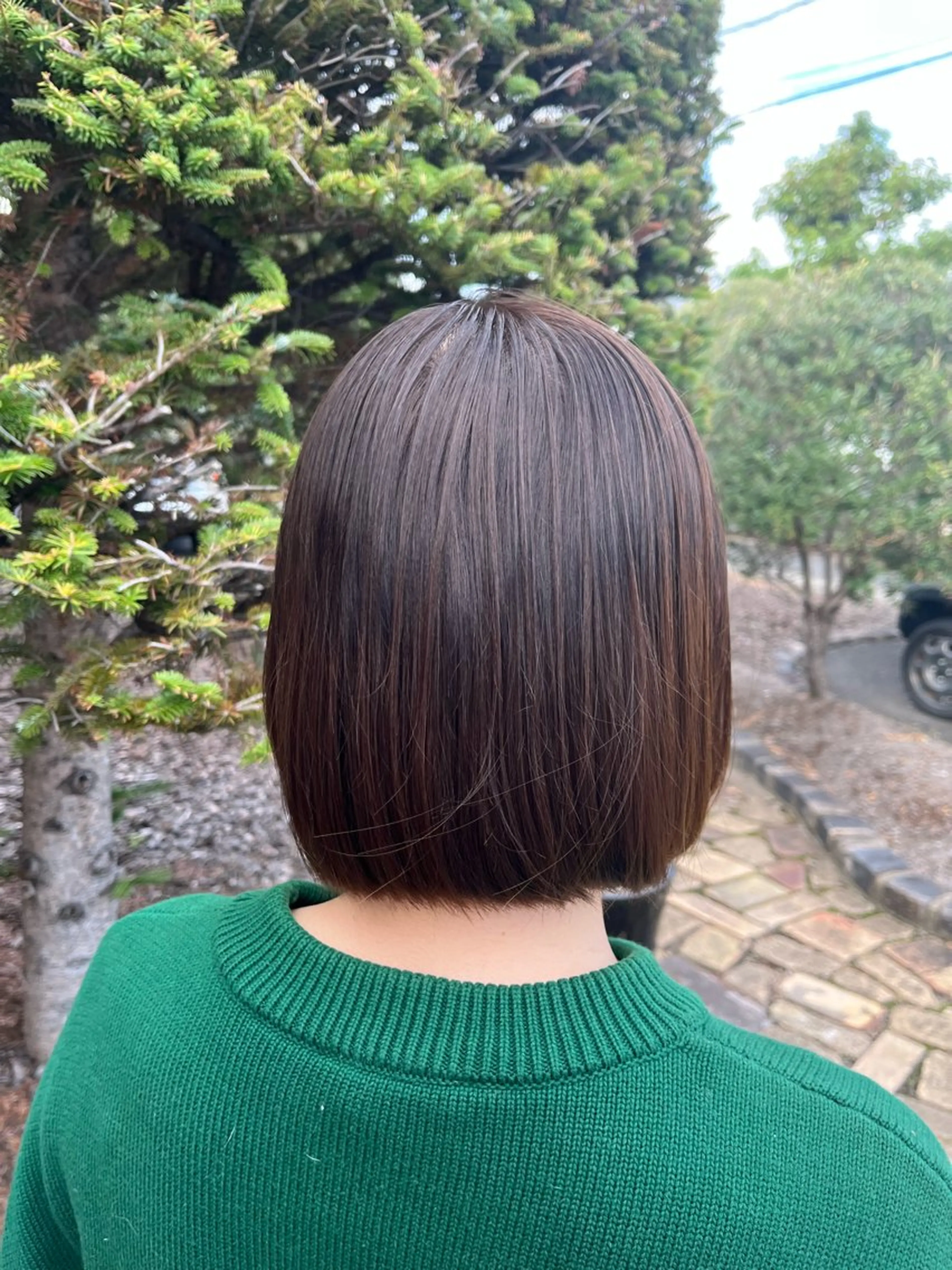 ミディアム ボブ カット 西田 早輝子🍊のヘアスタイル