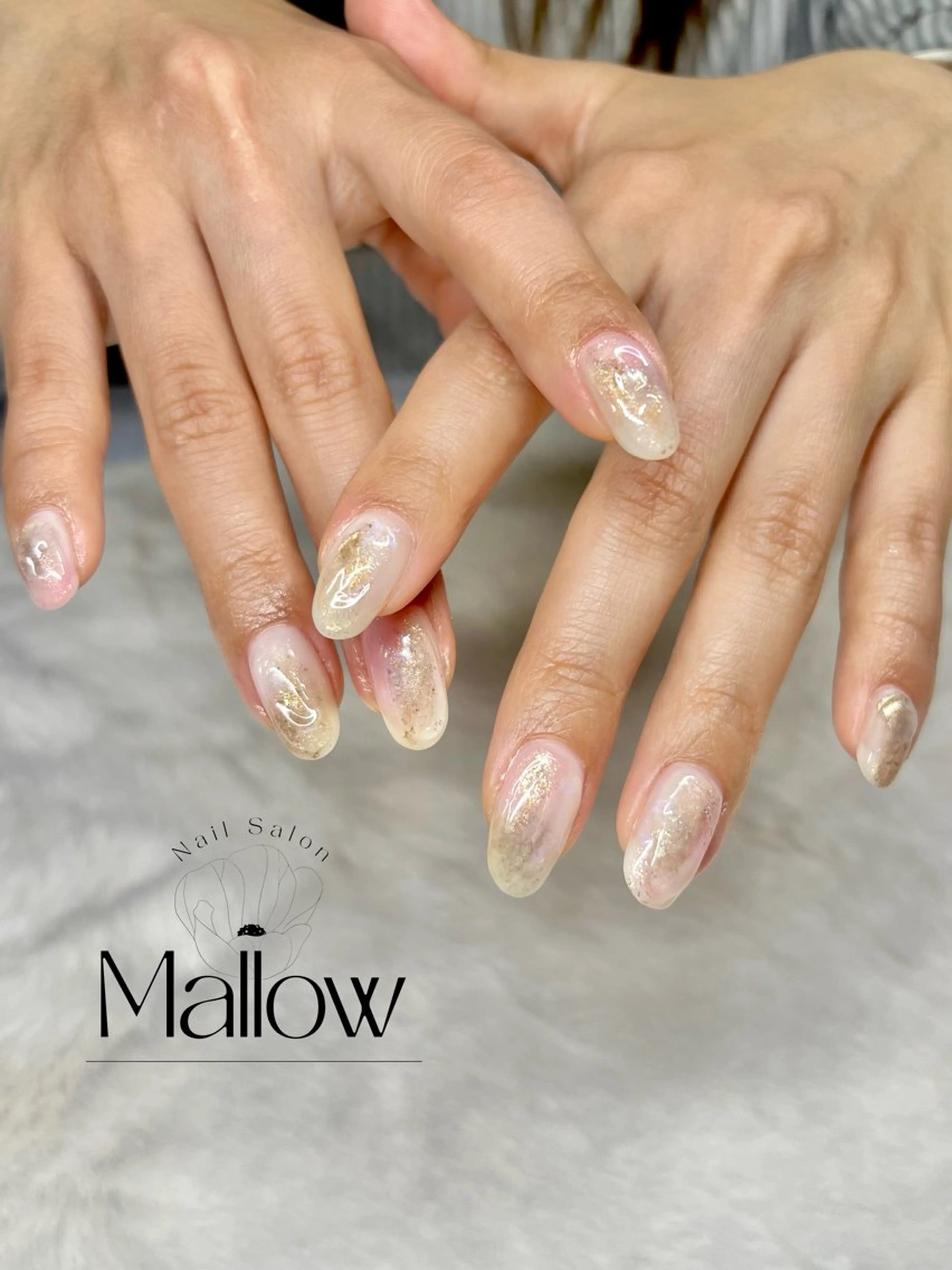 ネイル ニュアンスネイル ハンドネイル Mallow nailのネイルデザイン