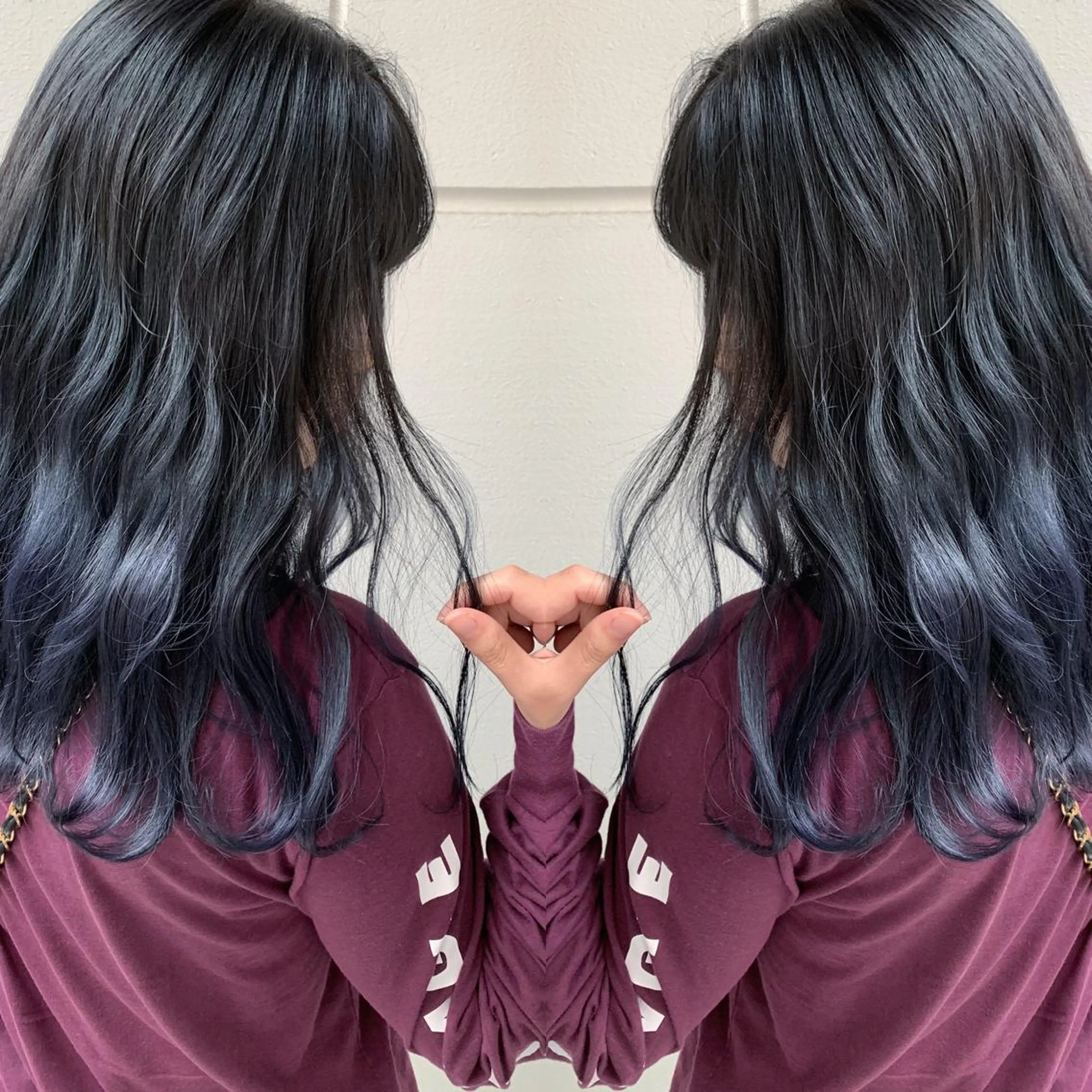 セミロング カラー ヘアアレンジ ヘアカラー トリートメント BANK'S hair所属・縮毛矯正 髪質改善寺坂雄飛💐のヘアスタイル