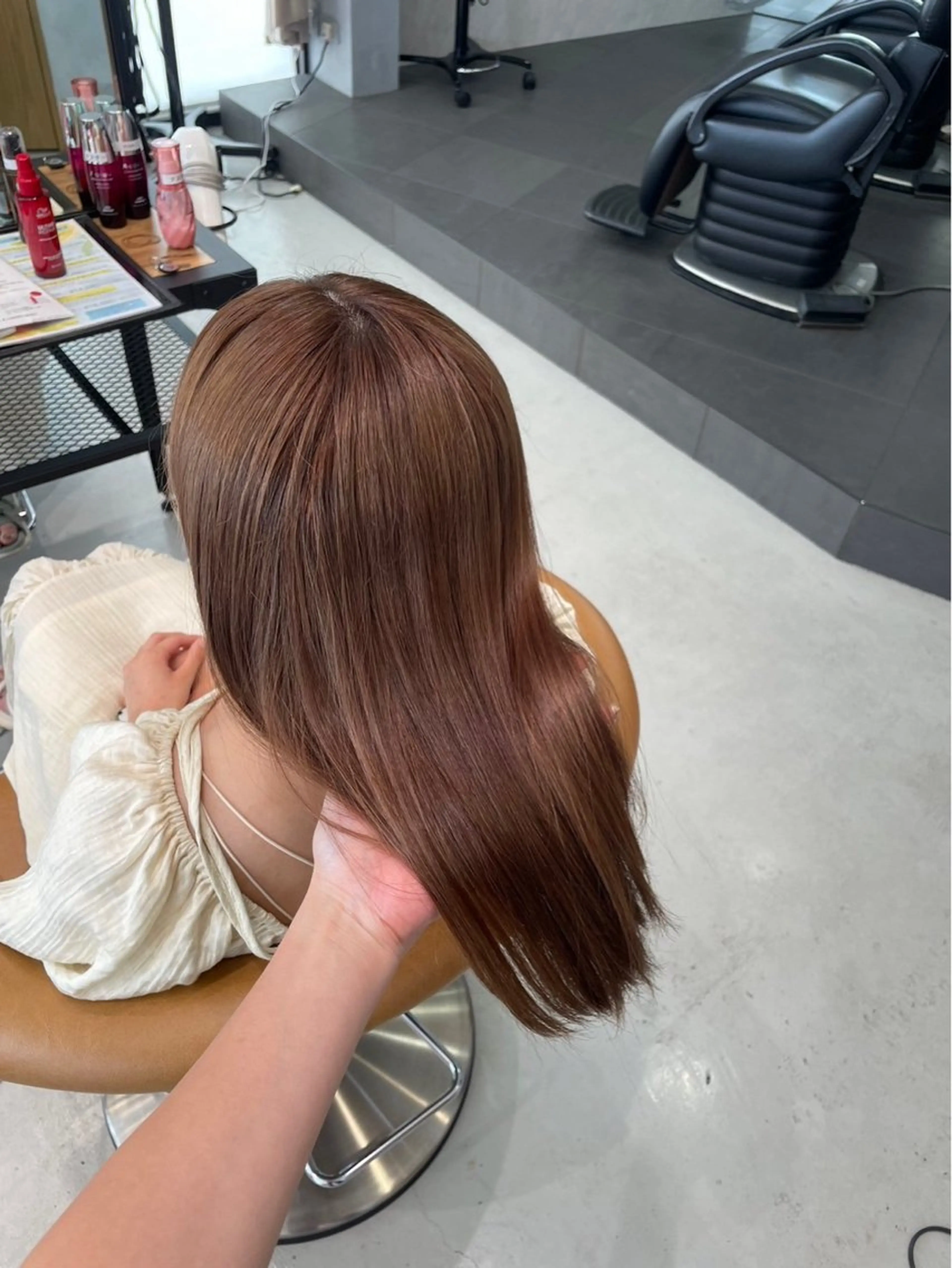 ミディアム 内藤 藍夏のヘアスタイル