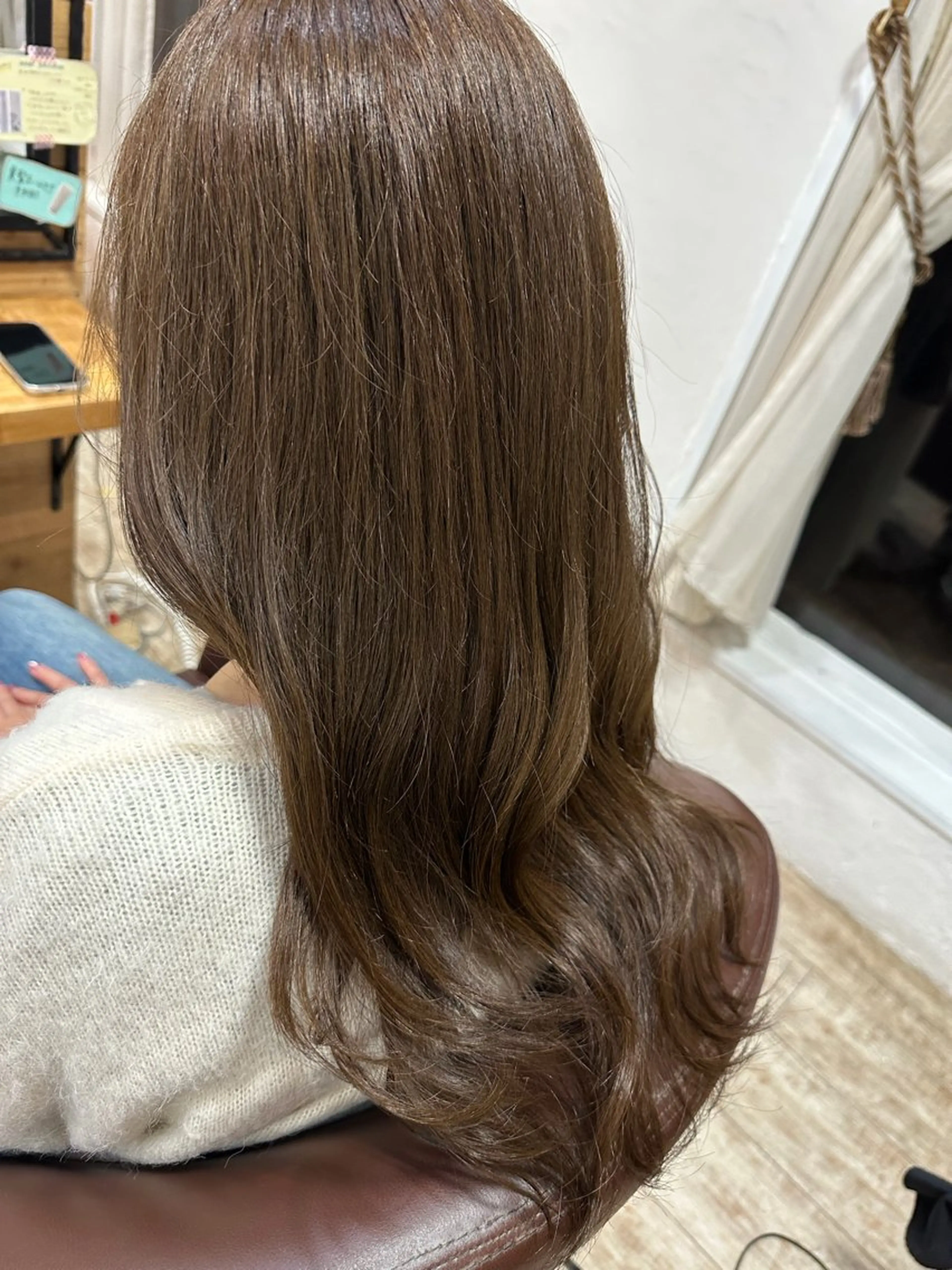 ロング カット ヘアカラー トリートメント 木村 彩花のヘアスタイル