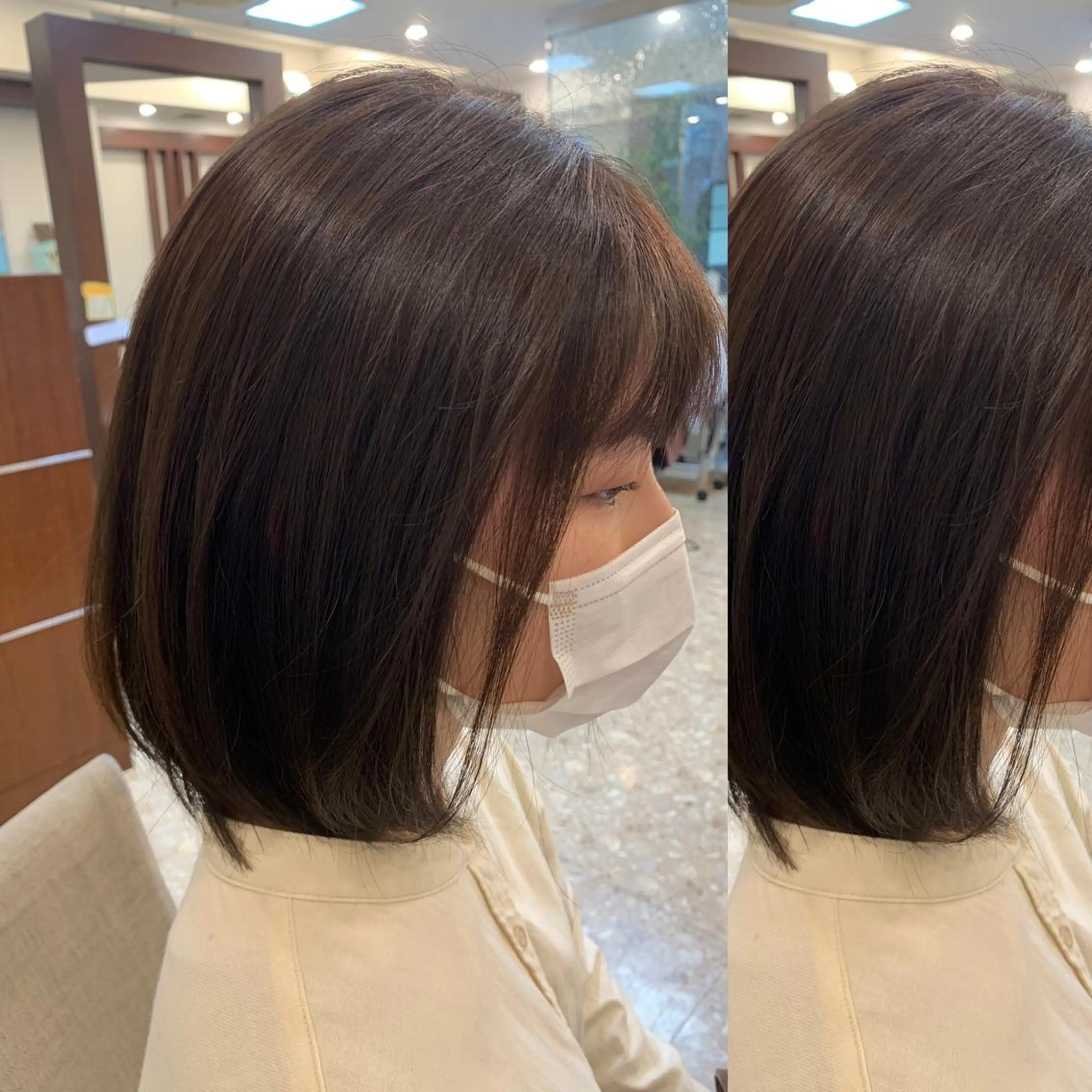 ミディアム カラー 三ツ井凌 【ヘアケアサロン】のヘアスタイル