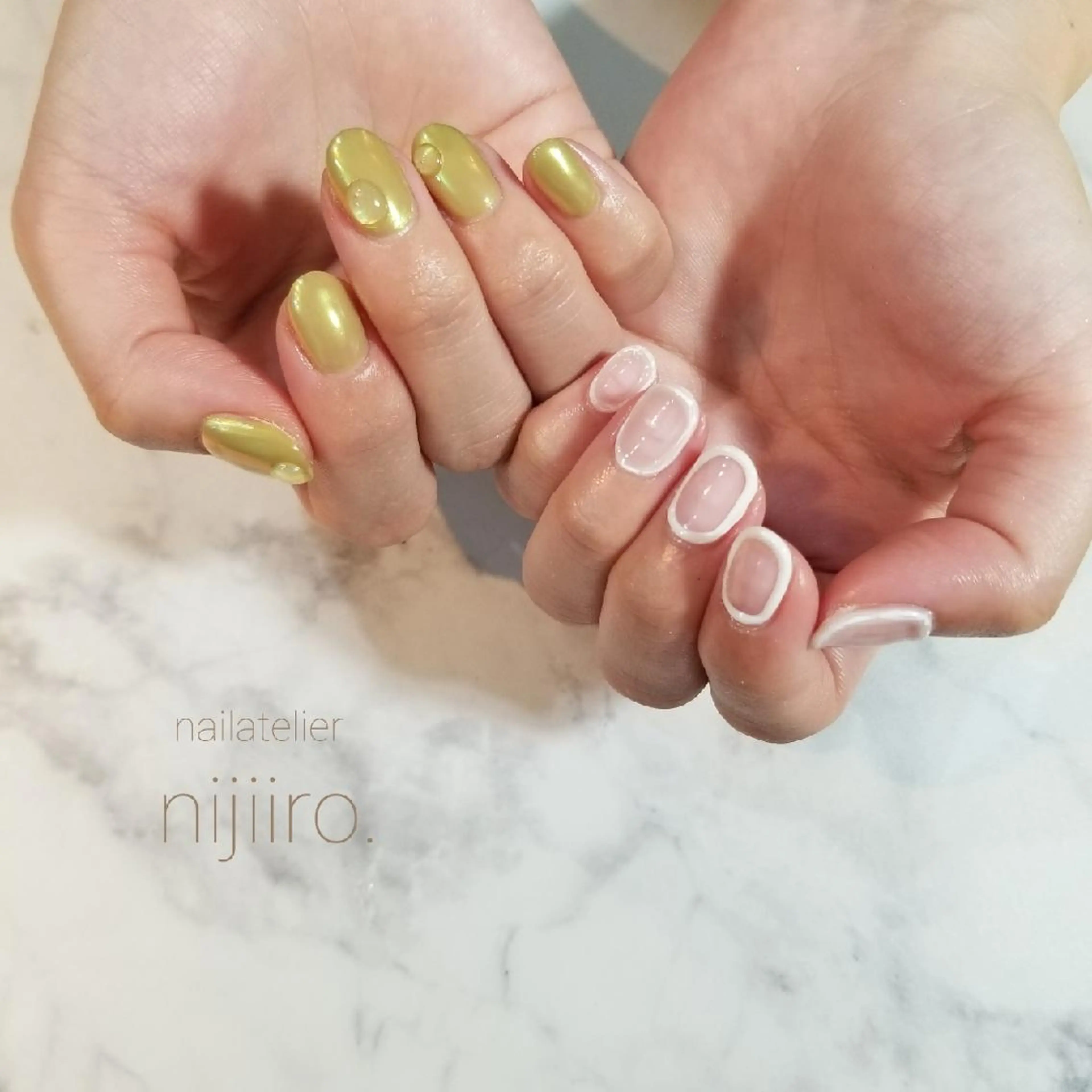 ネイル ハンドネイル nijiiro🌈 サトウのネイルデザイン