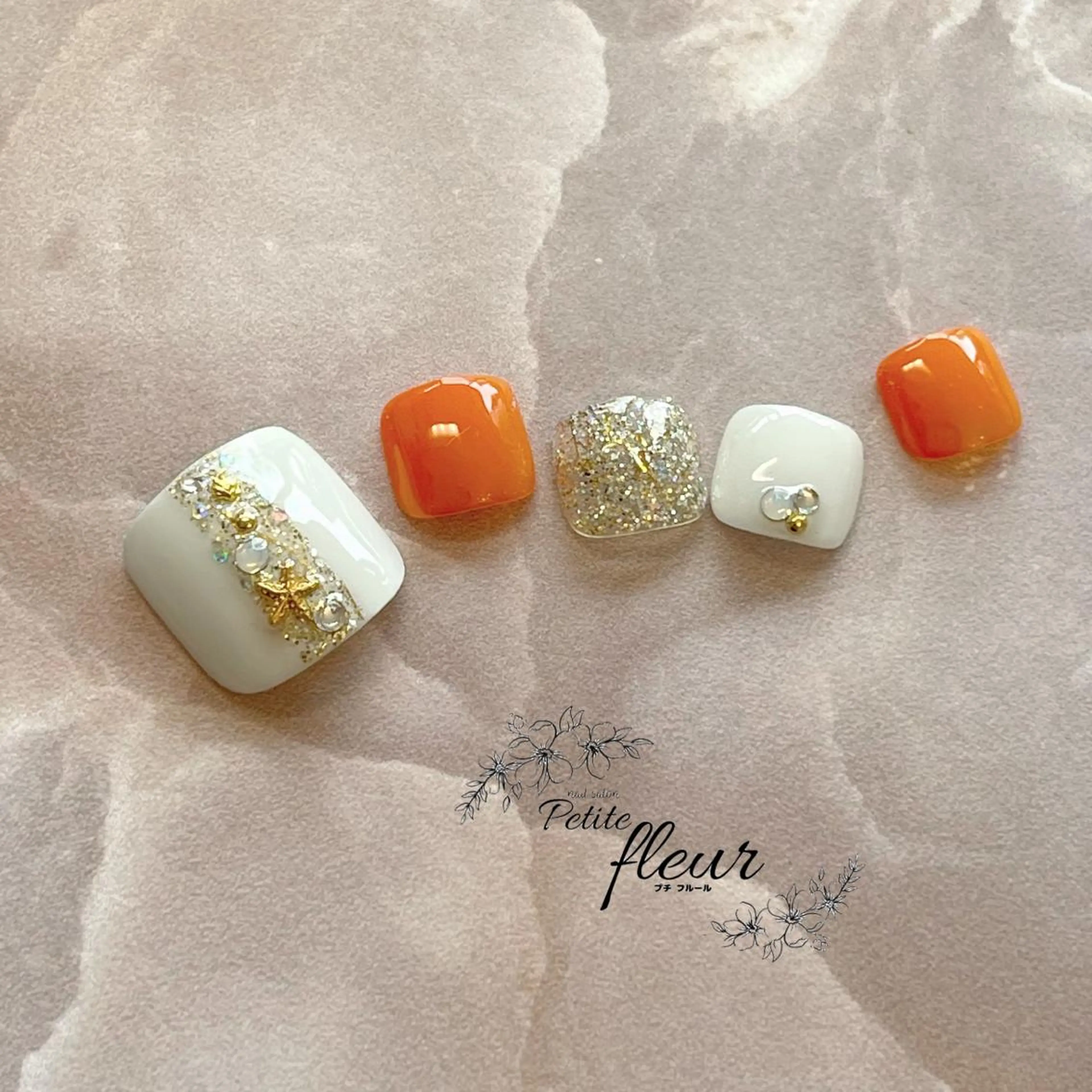 ネイル ❁⃘*。Petite fleur❁⃘*りさのネイルデザイン