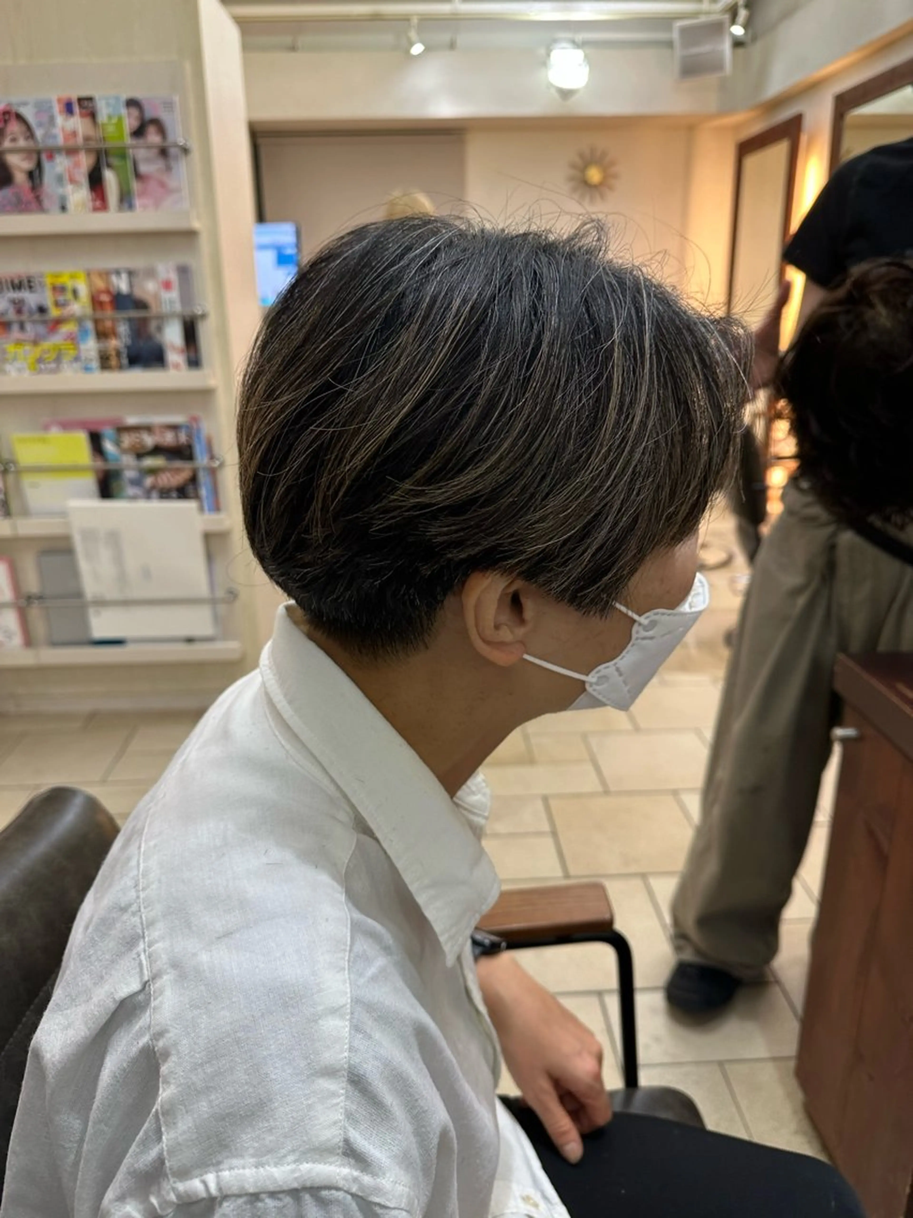 メンズ カット 我満 宏映のヘアスタイル