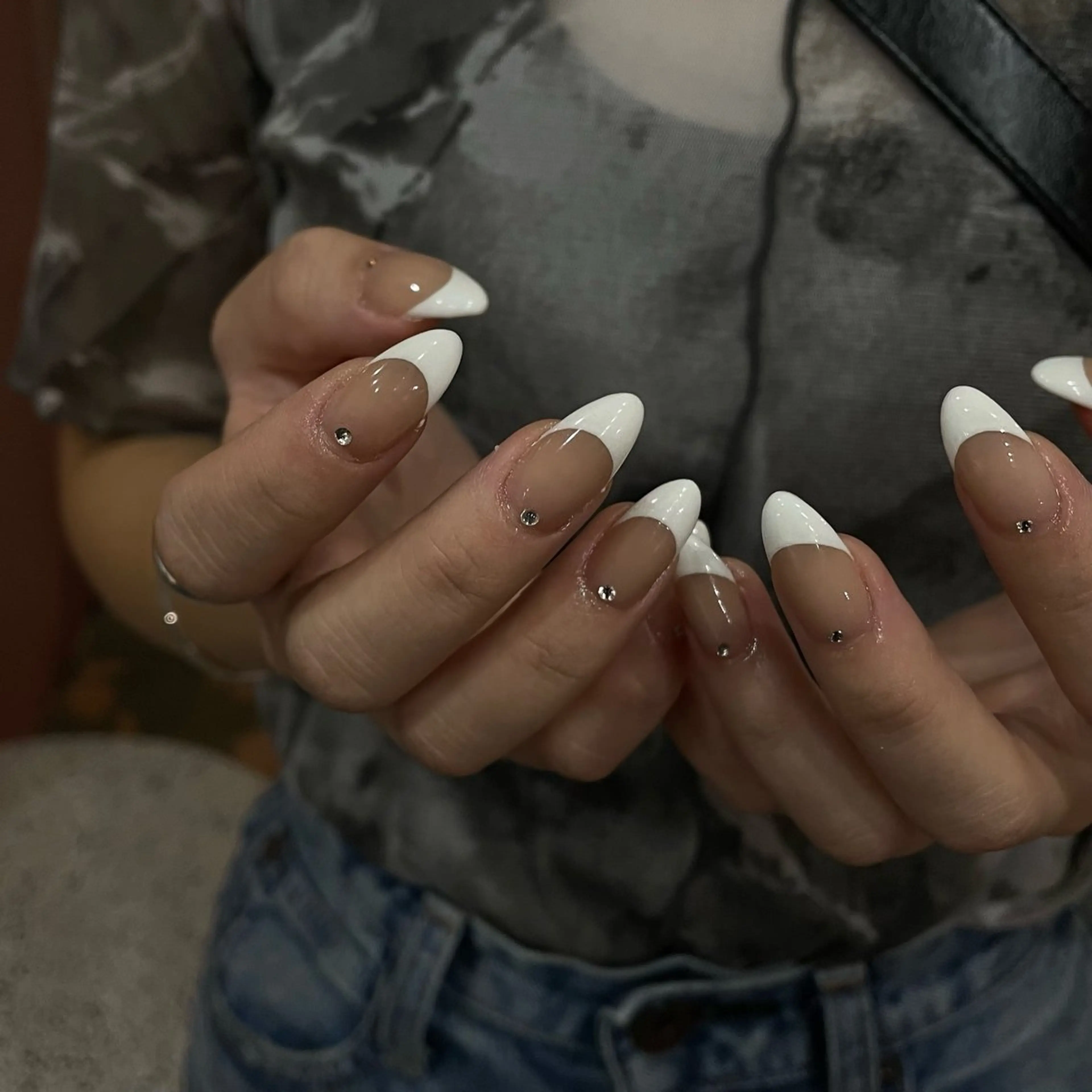 ネイル フレンチネイル シンプルネイル new.ed/ staffのネイルデザイン