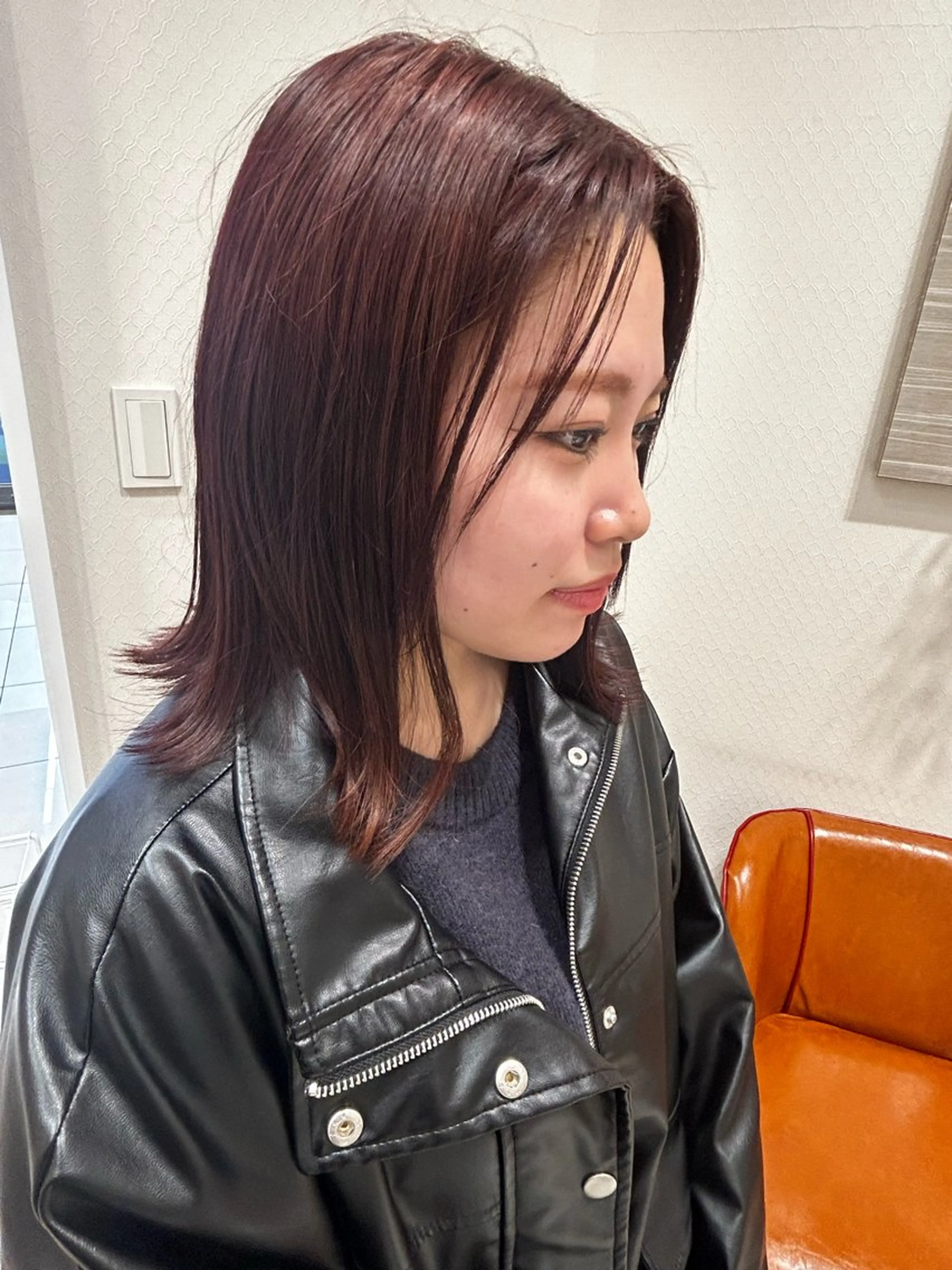 ミディアム ヘアカラー ZELEイオンタウン名西所属・池田 翔元のヘアスタイル