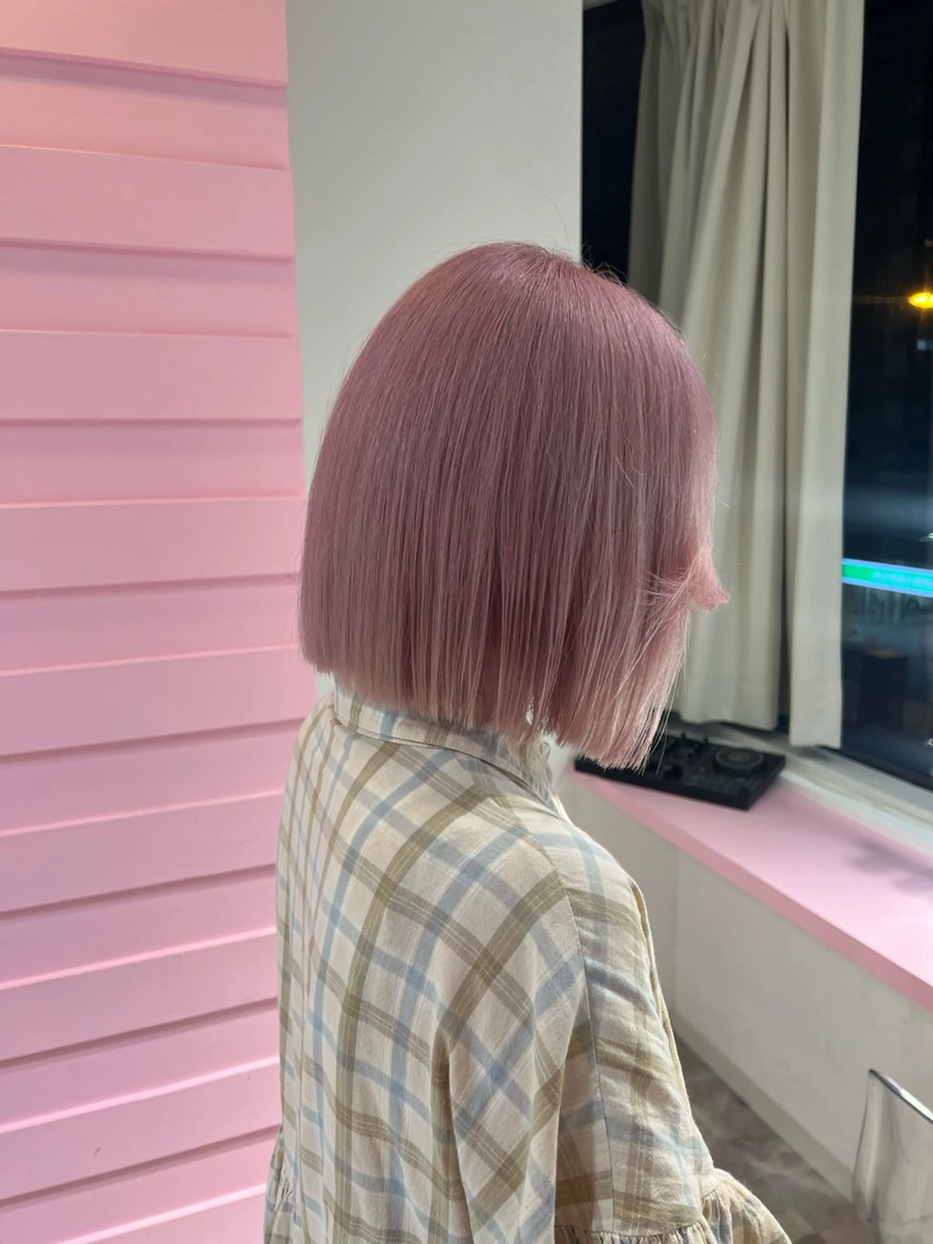 ショート ヘアカラー トリートメント ナナ♡レイヤーカット ♡似合わせカラーのヘアスタイル