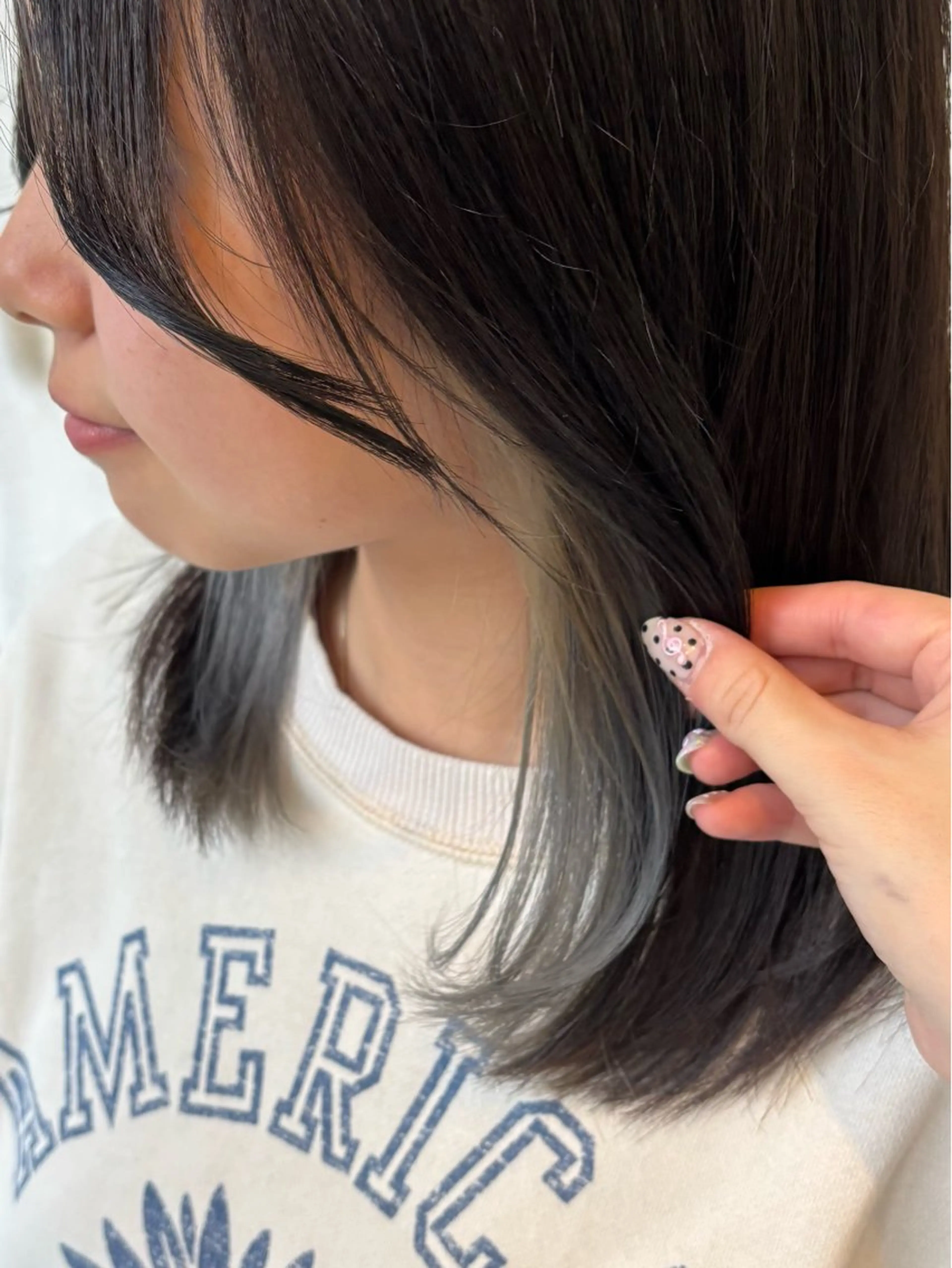 ミディアム カット ヘアカラー 🎼レイヤー/透明感 カラー/nene♬のヘアスタイル