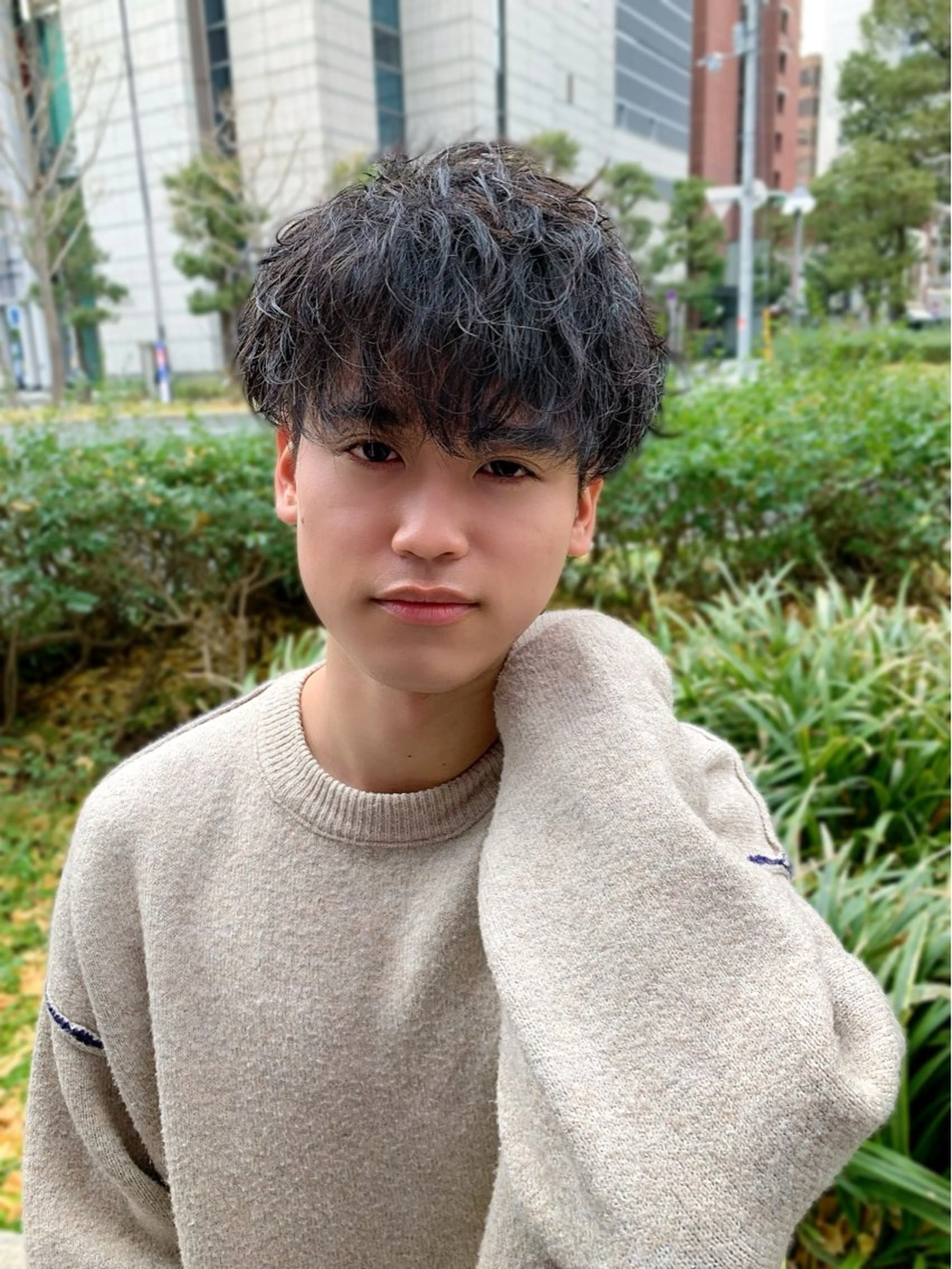 メンズ いざわりお /梅田/ブリーチのヘアスタイル