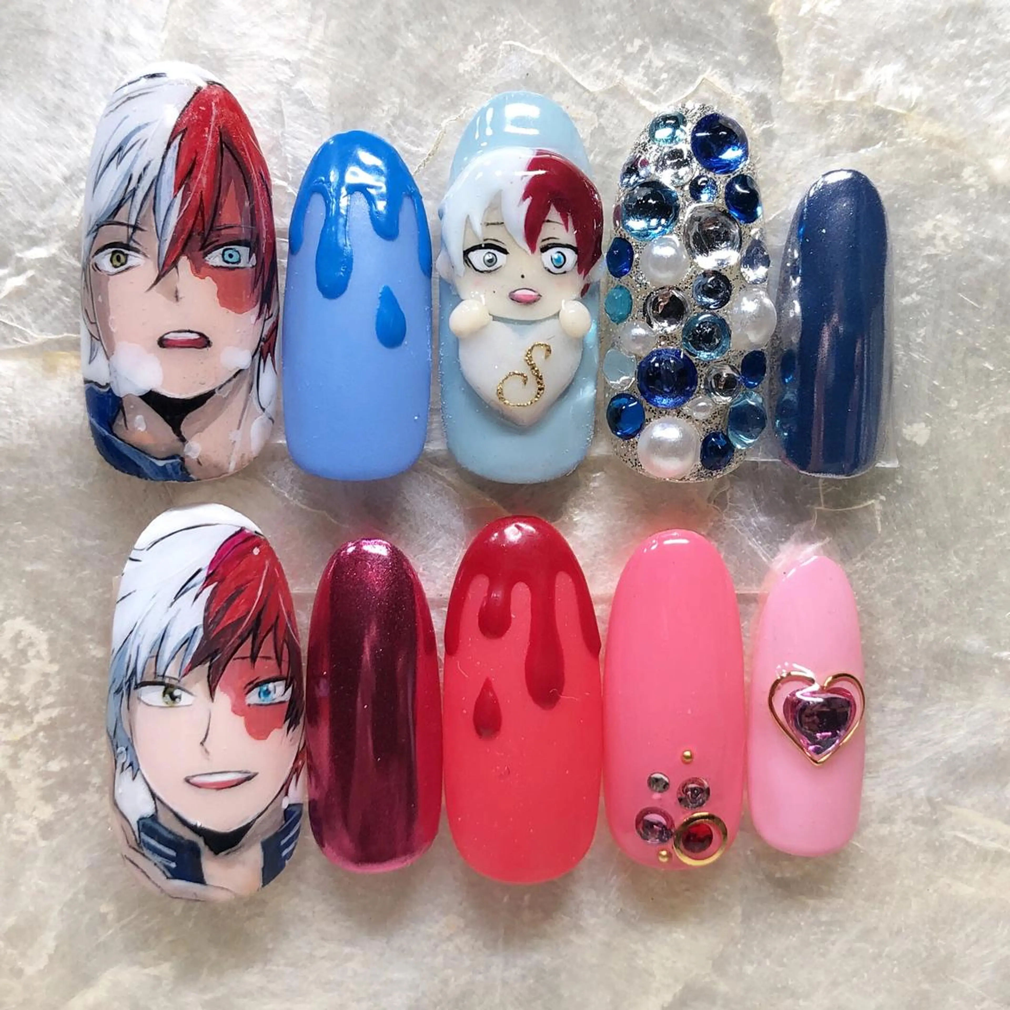 ネイル ネイルチップ 東 千夏のネイルデザイン