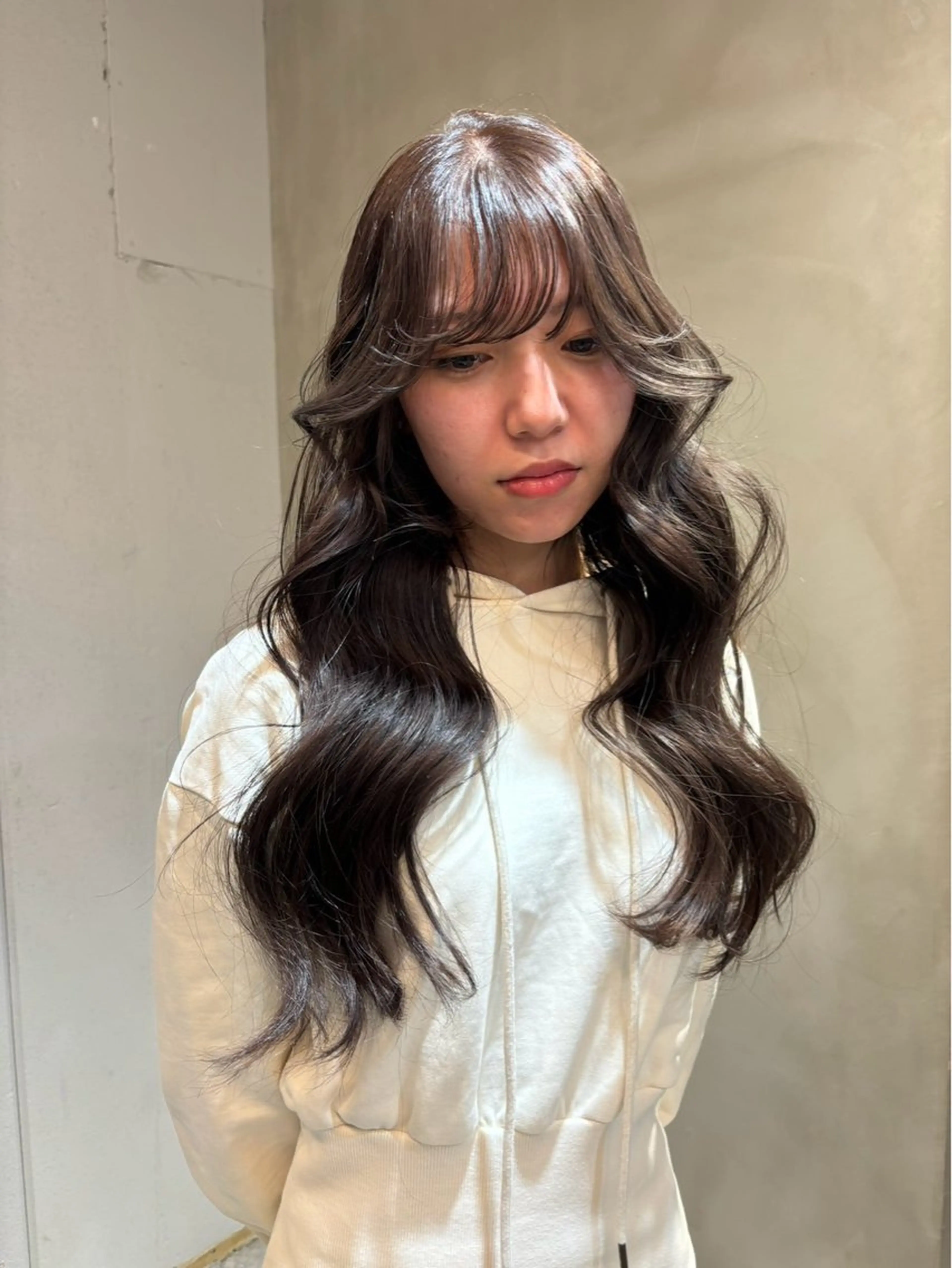 セミロング ヘアカラー fev Yumaのヘアスタイル