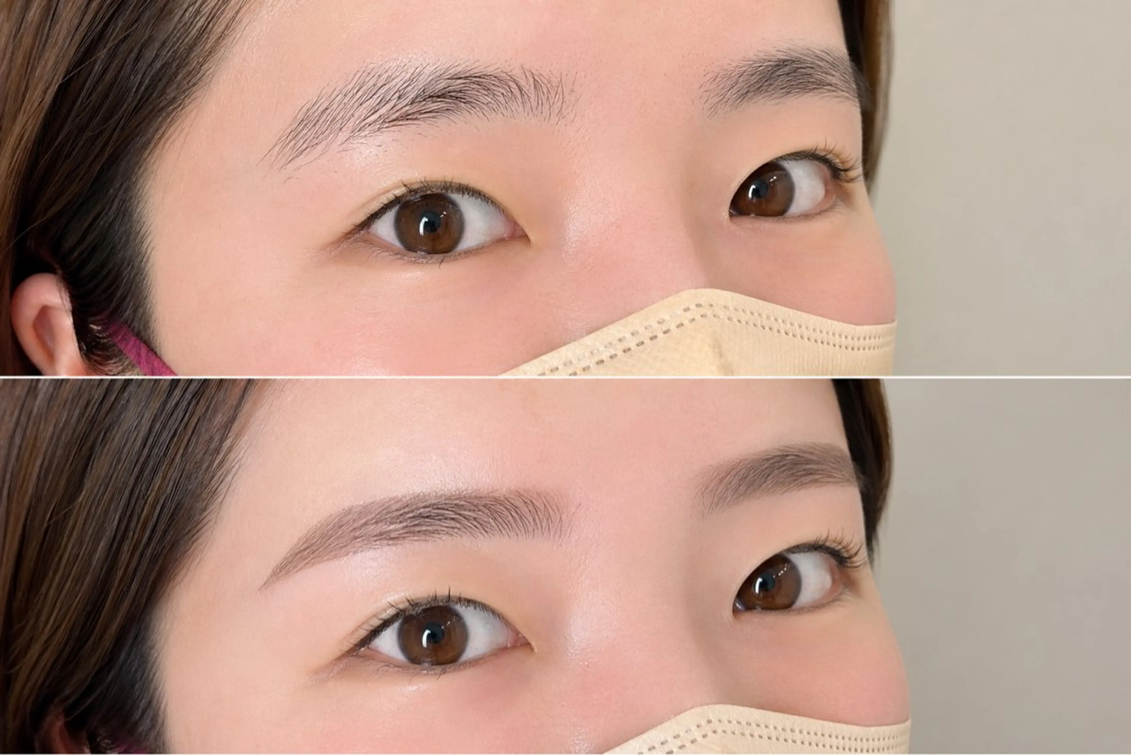 美眉スタイリング（毛量調節込）の写真