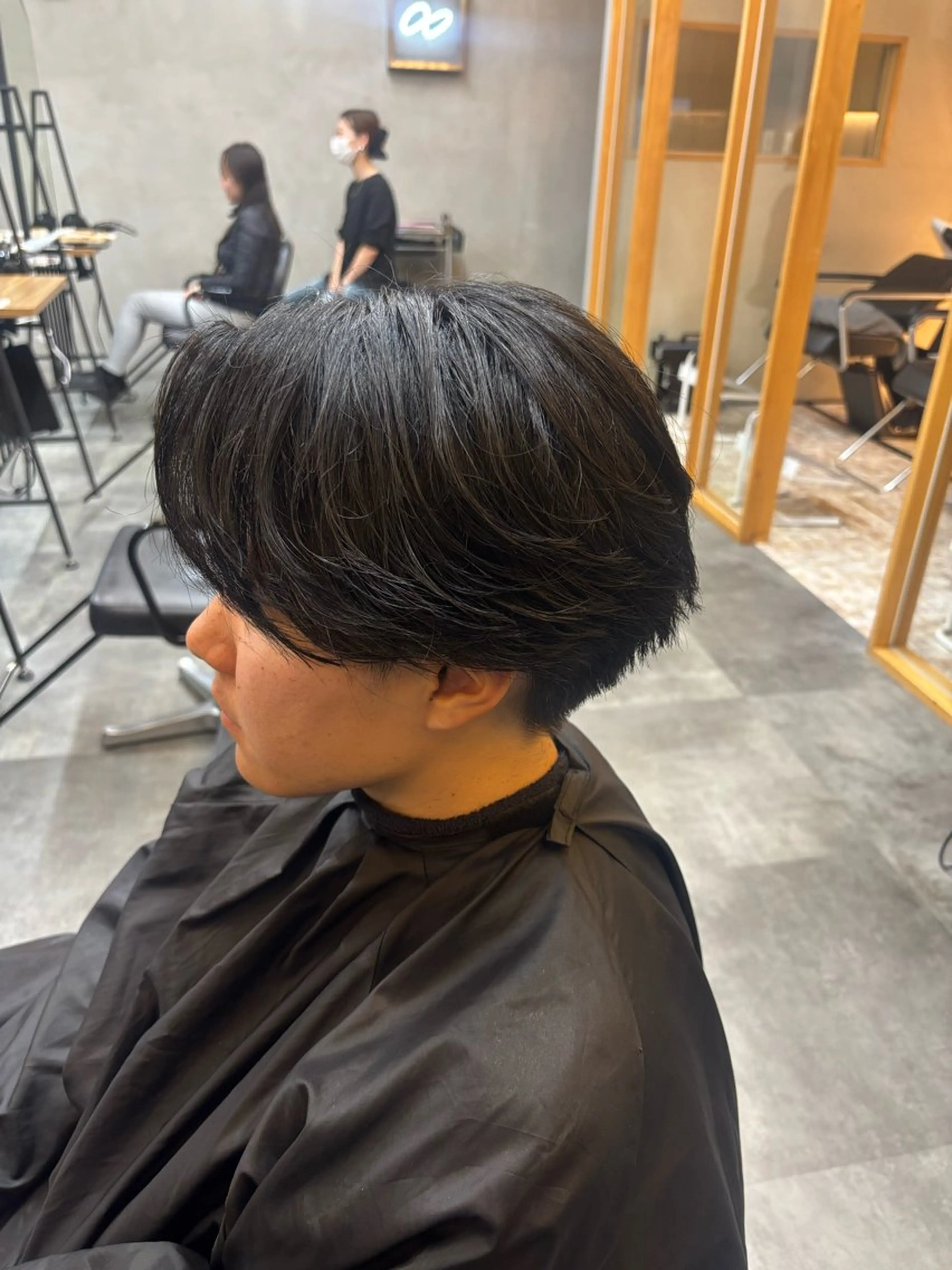 ショート メンズ カット パーマ 鹿児島 TSUBASAのヘアスタイル